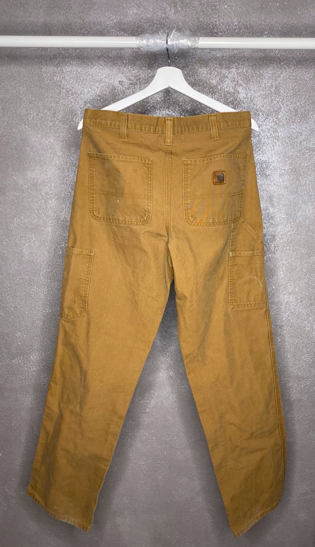 Carhartt × Carhartt Wip Carhartt Dungaree Fit Canvas Work Pants Beautiful Distressed Size US 30 / EU 46 - 1 Thumbnail