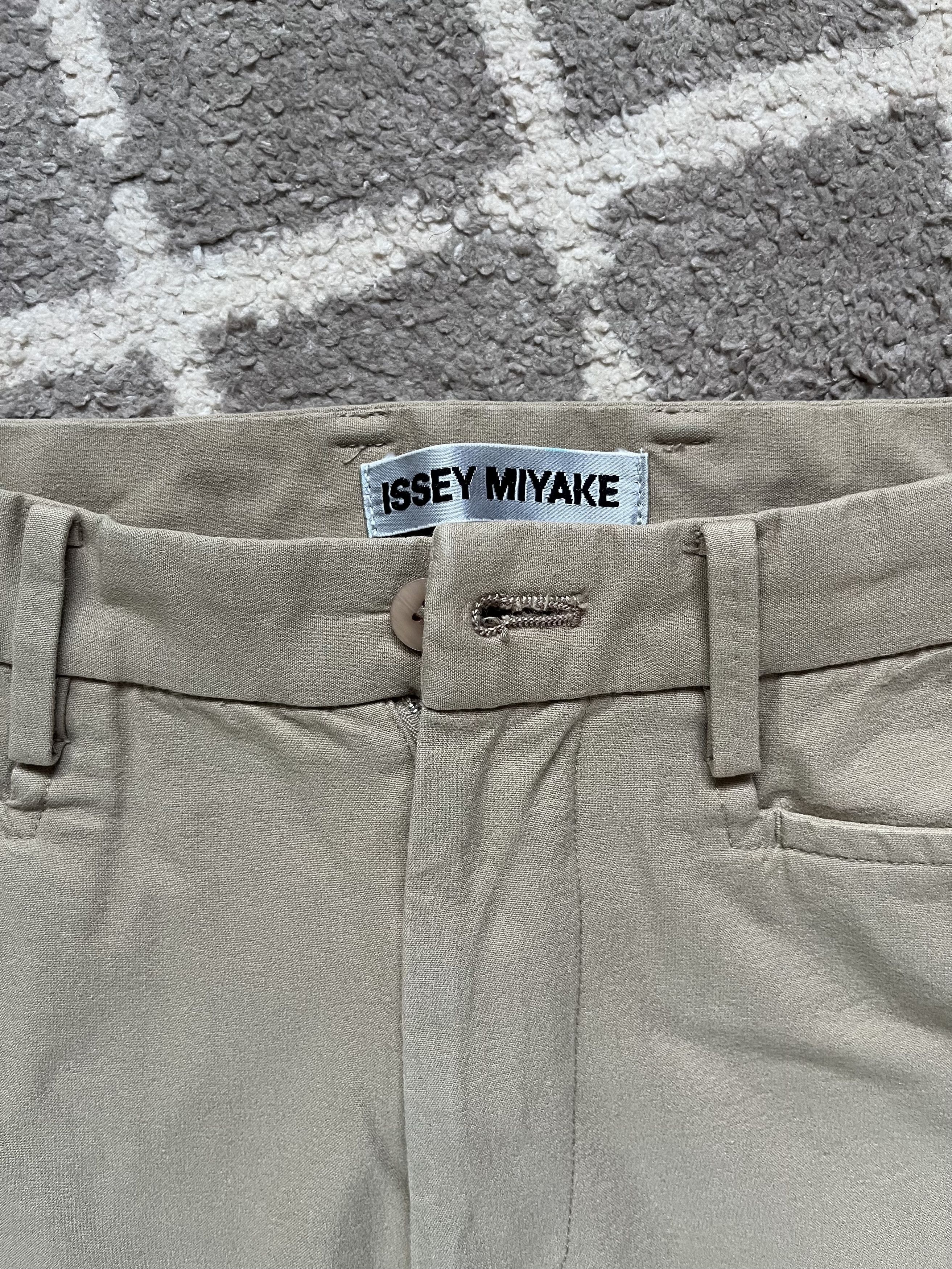 Issey Miyake Issey Miyake - Cargo Pants - Beige- Size 26 x 28 Size US 26 / EU 42 - 4 Thumbnail