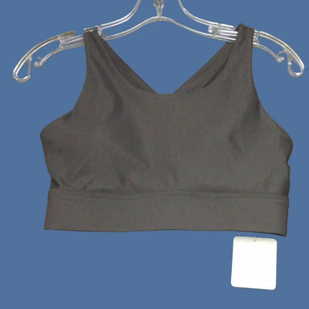 Fabletics Fabletics Sports Bra Womens Small Brown No Bounce High Impact Training Workout Shirt Size ONE SIZE - 1 Thumbnail