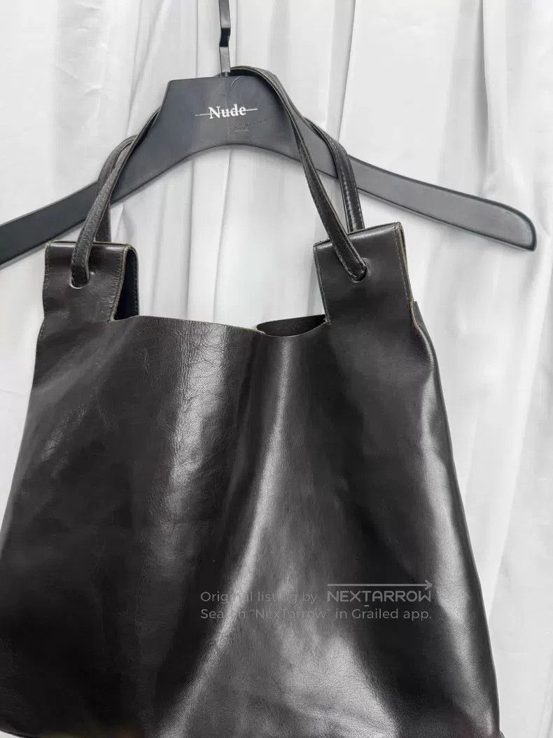 Yohji Yamamoto Yohji Yamamoto Real Leather Tote Bag Size ONE SIZE - 3 Thumbnail