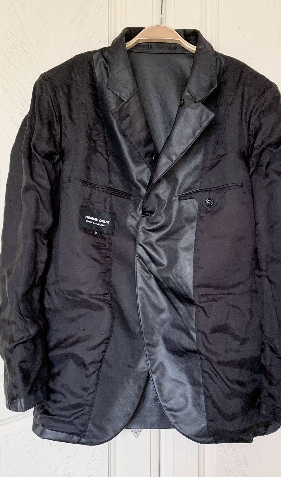 Comme des Garcons Black diagonal suit 2412-Nextarrow Size US M / EU 48-50 / 2 - 6 Thumbnail
