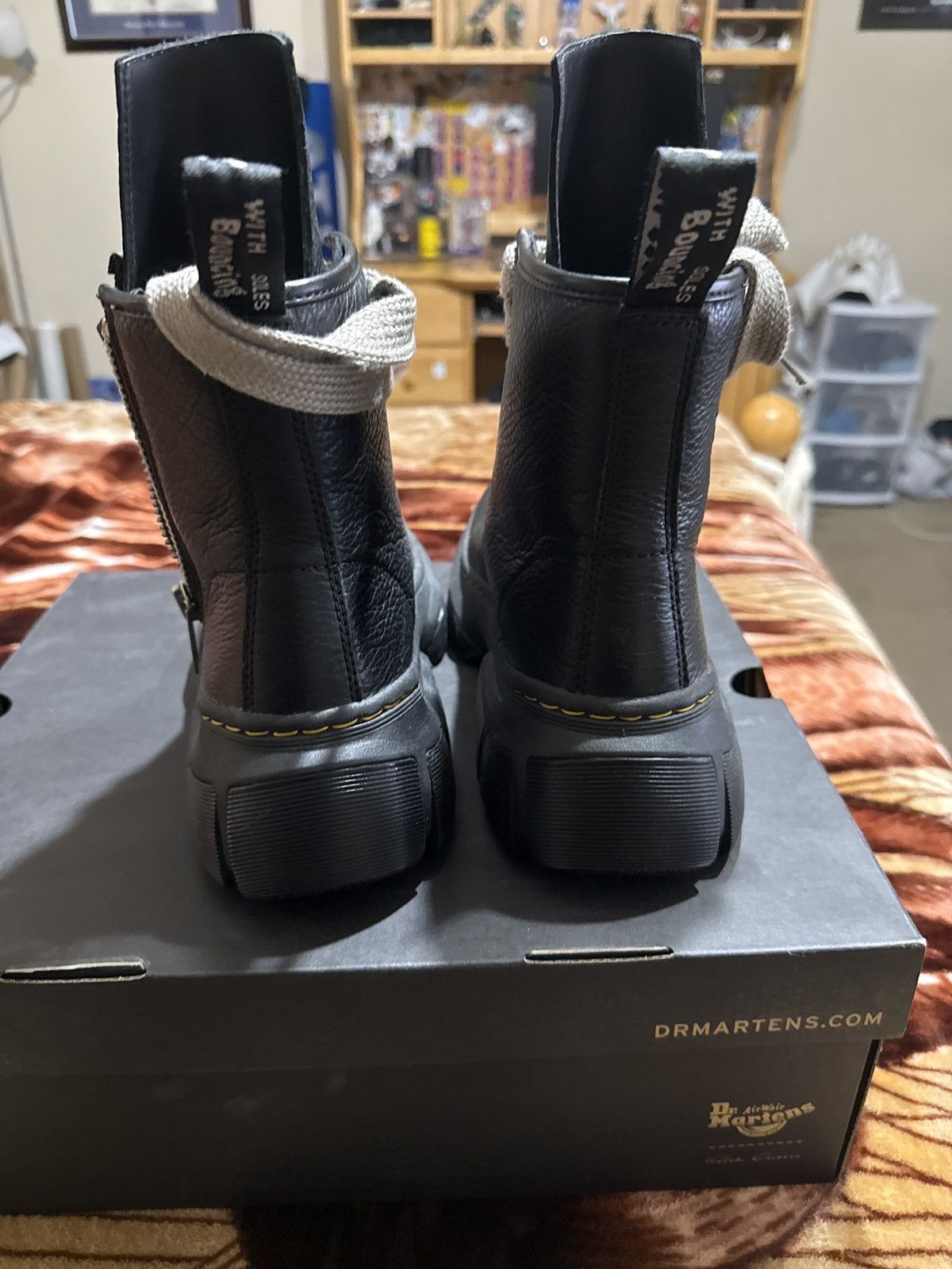 Dr. Martens × Rick Owens Dr.Martens x 1460 RICK OWENS DMXL LEATHER LACE UP BOOTS Size US 8 / EU 41 - 3 Thumbnail