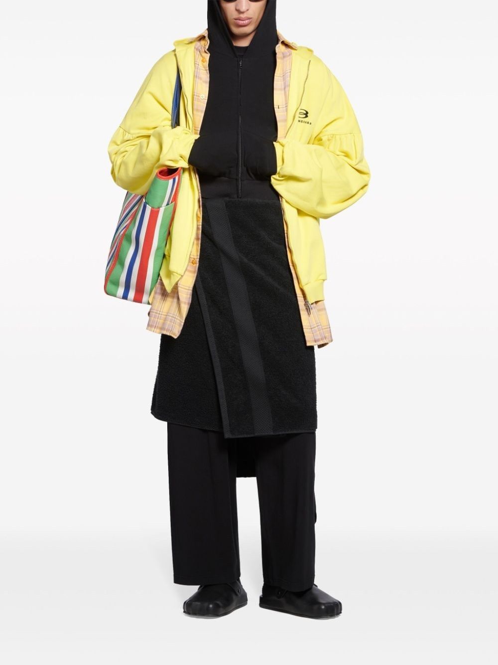 Balenciaga o1la1rc1a0825 Unity Sports Icon Layered Hoodie Oversized Size US M / EU 48-50 / 2 - 2 Thumbnail