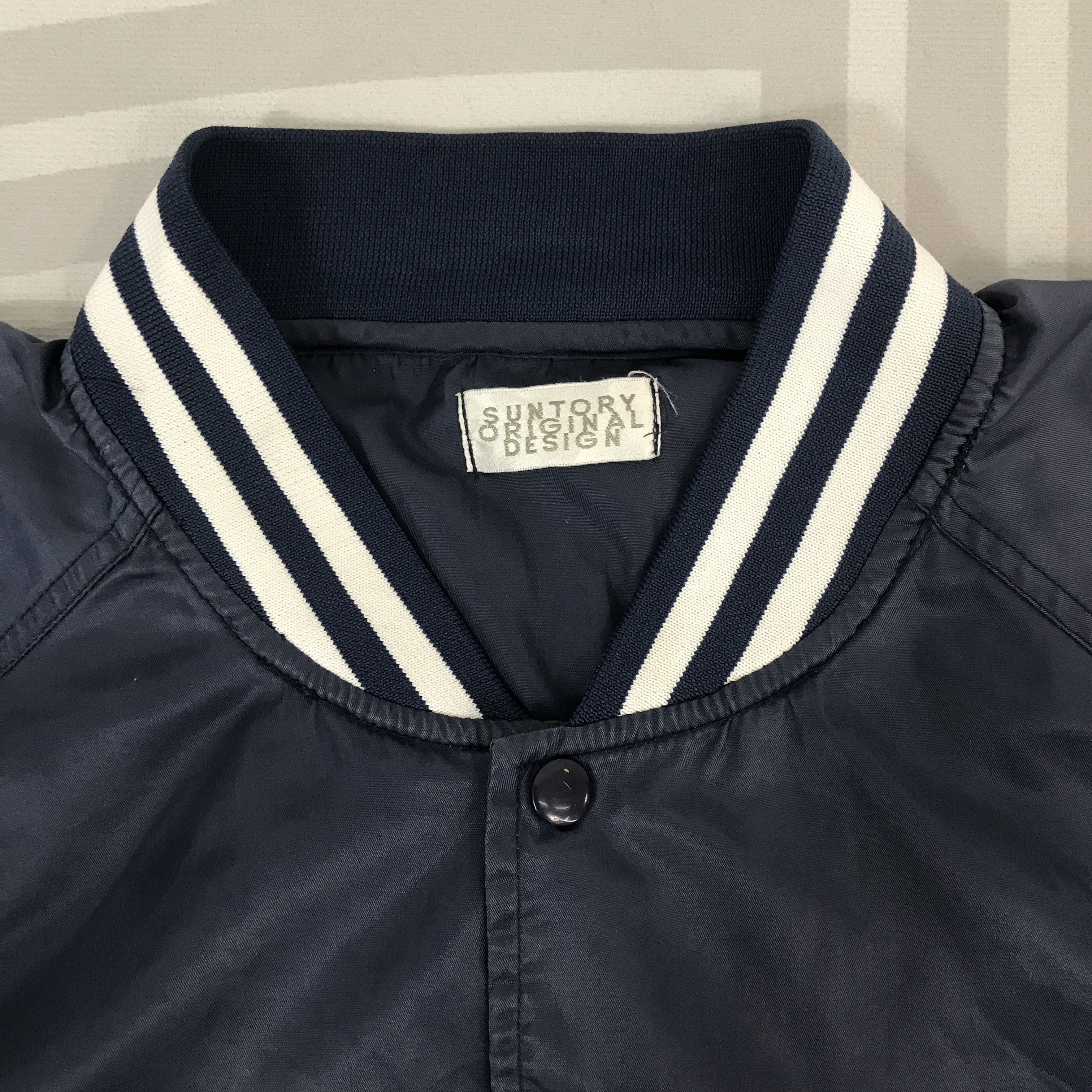 Japanese Brand Vintage Suntory Coffee Boss Snap Button Windbreaker Jacket Size US XL / EU 56 / 4 - 8 Thumbnail