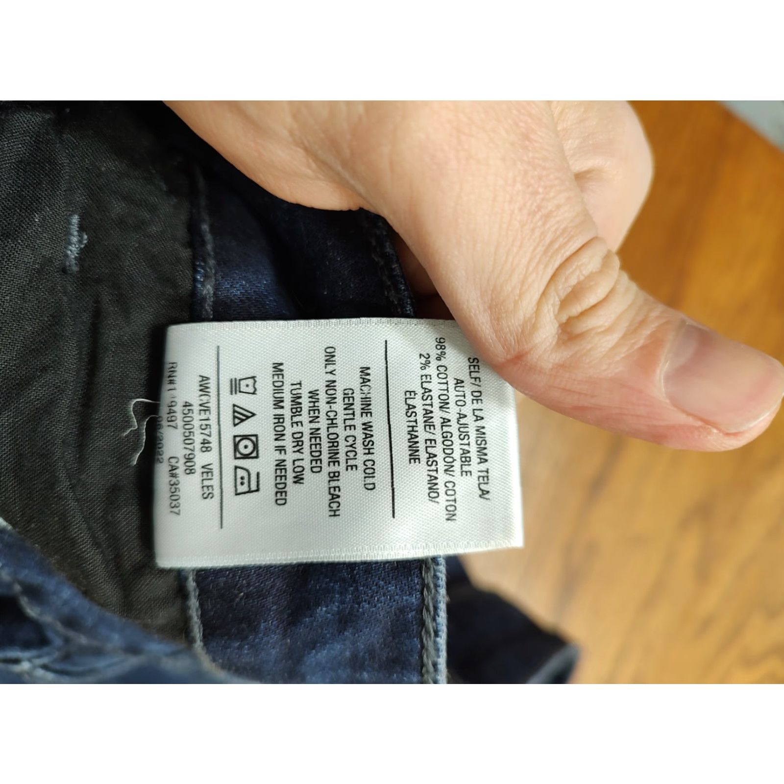 Vintage Joes Jeans Womens 26 Veles Dark Blue Denim Mid Rise Skinny Ankle Stretch Casual Size 26" / US 2 / IT 38 - 6 Thumbnail