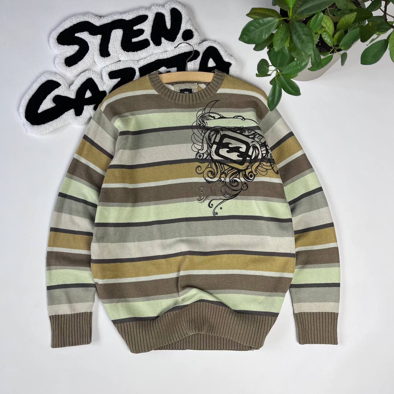 Billabong × Vintage Billabong Jumper Sweater Solid Print Grunge Size US M / EU 48-50 / 2 - 2 Thumbnail
