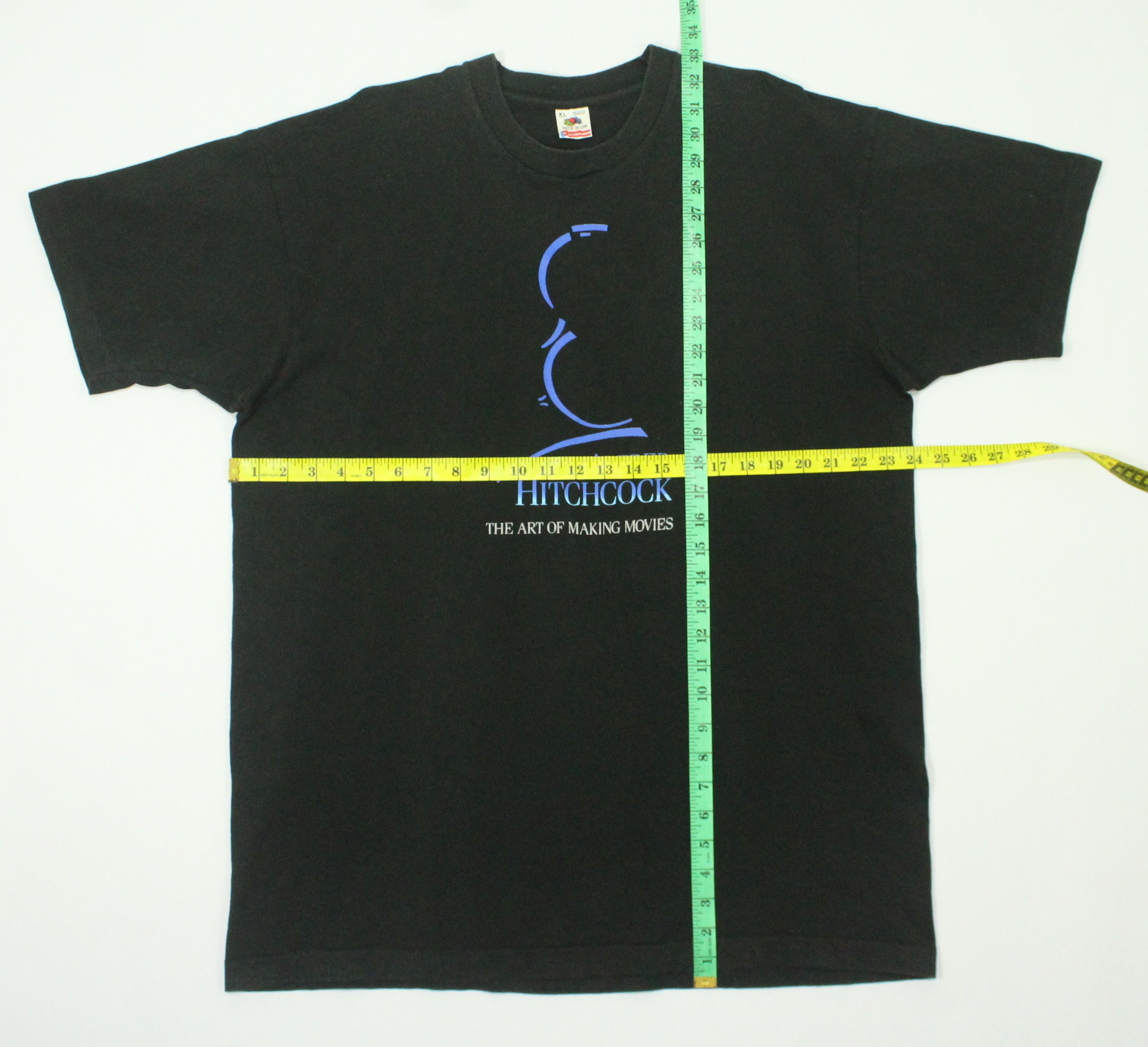 Andy Warhol × Jean-Michel Basquiat × Vintage Vintage 90s ALFRED HITCHCOCK T Shirt The Art of Making Movie Size US XL / EU 56 / 4 - 10 Thumbnail