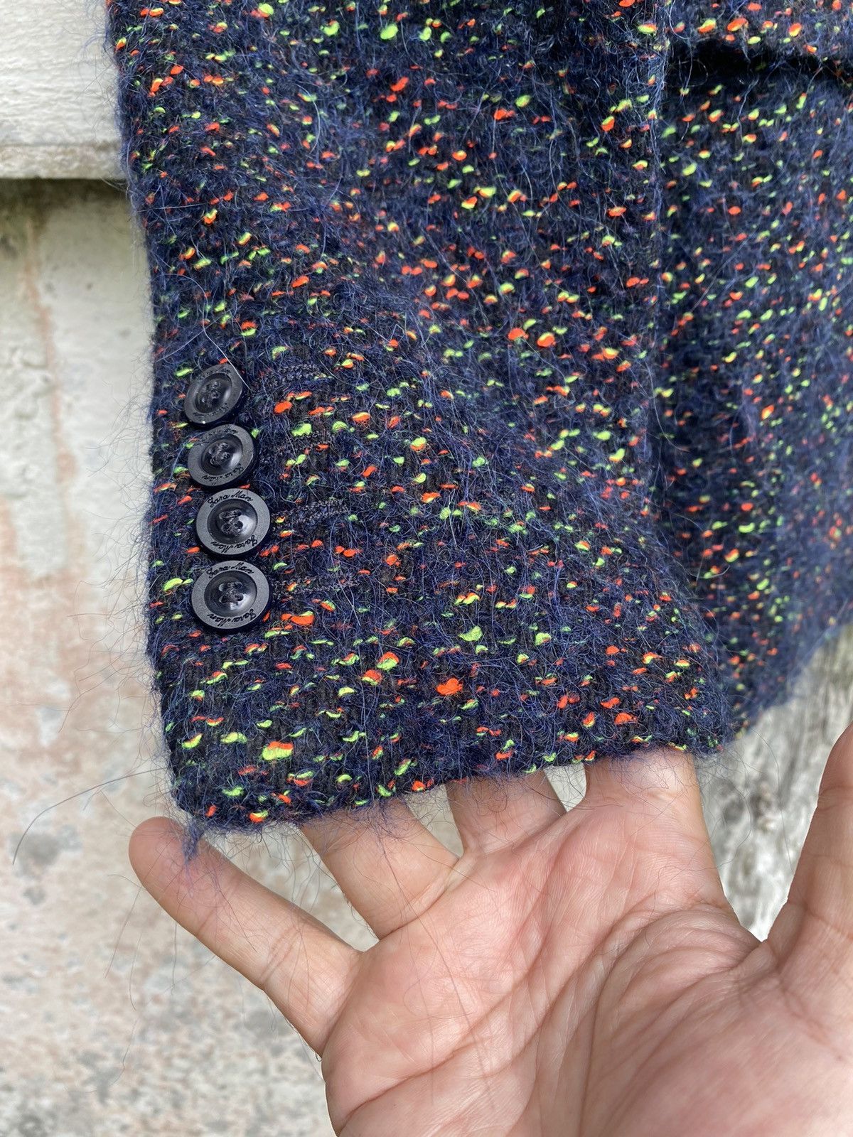 Zara Nice Design Zara Man MohairMulticolor Beaded Wool Jacket Size US M / EU 48-50 / 2 - 5 Thumbnail