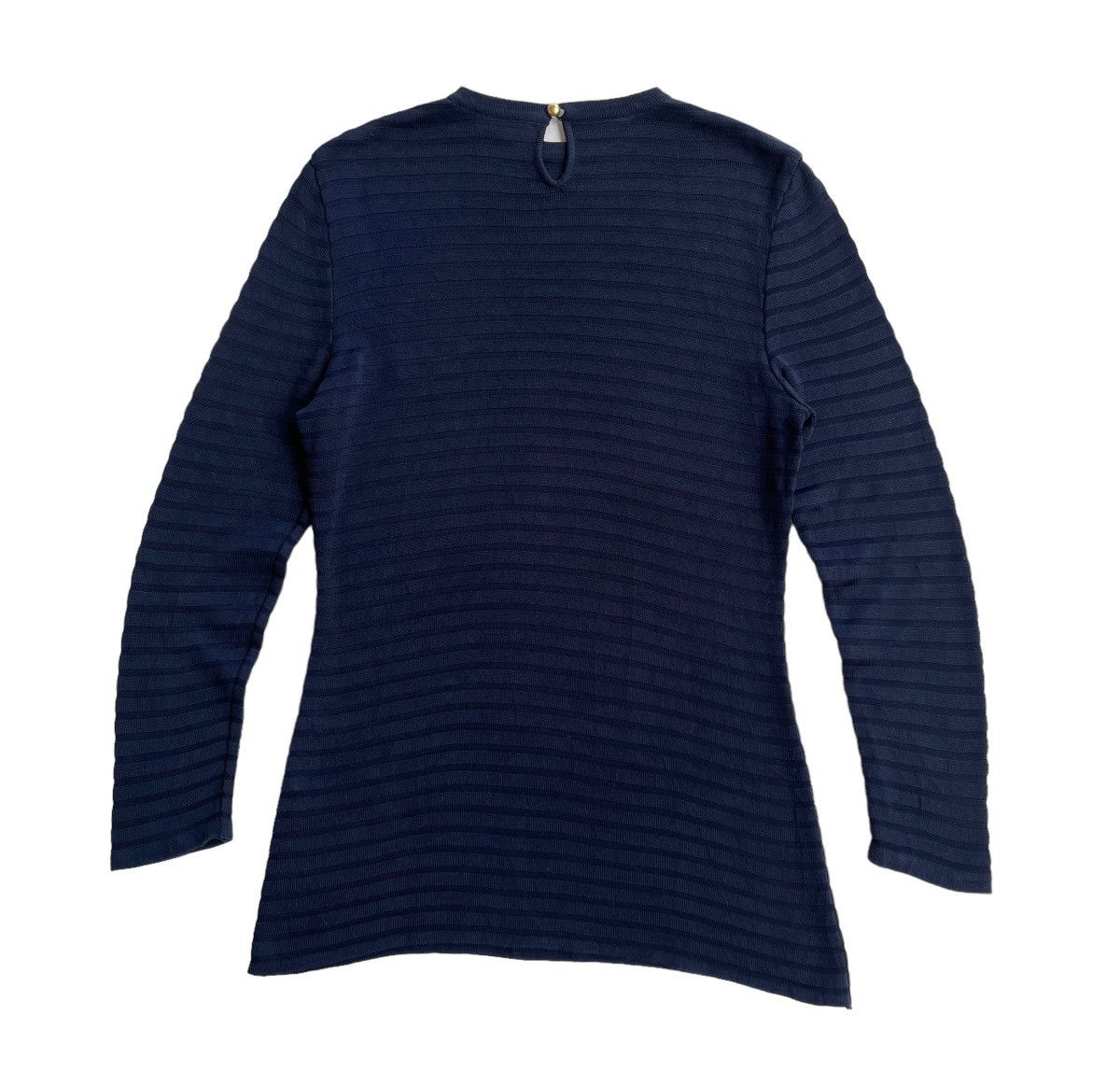 Christian Dior Monsieur Christian Dior Stripe Knit Shirt Size L / US 10 / IT 46 - 3 Thumbnail