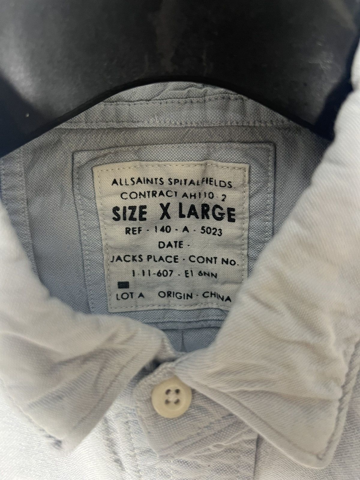 Allsaints × Vintage VERY RARE ALLSAINTS SPITALFIELDS LONG SLEEVE SHIRT DESIGNER Size US XL / EU 56 / 4 - 5 Thumbnail