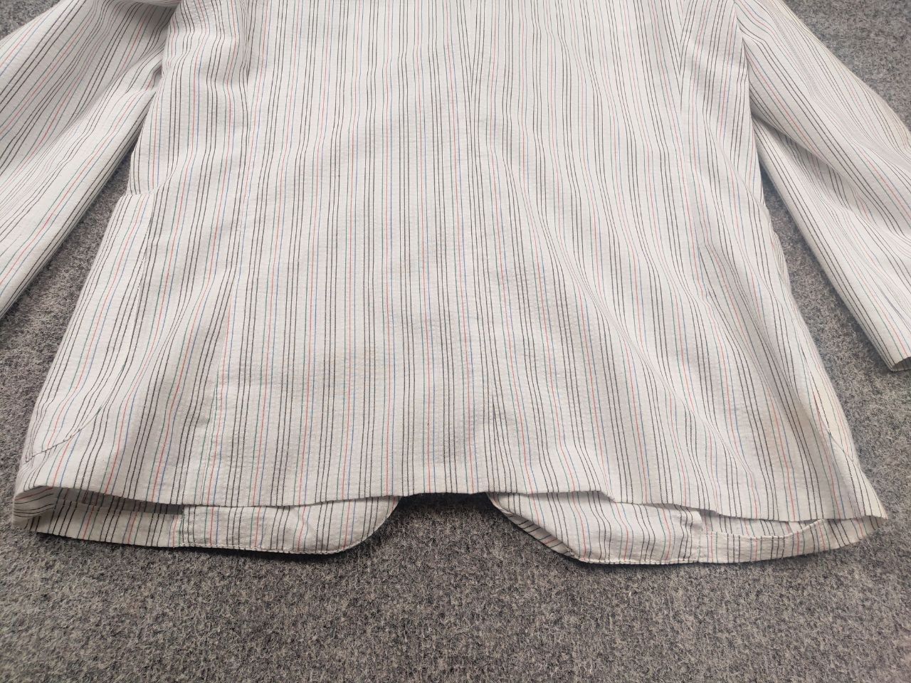 Yves Saint Laurent Vintage 80's Yves Saint Laurent France striped Blazer Jacket Size US M / EU 48-50 / 2 - 11 Thumbnail