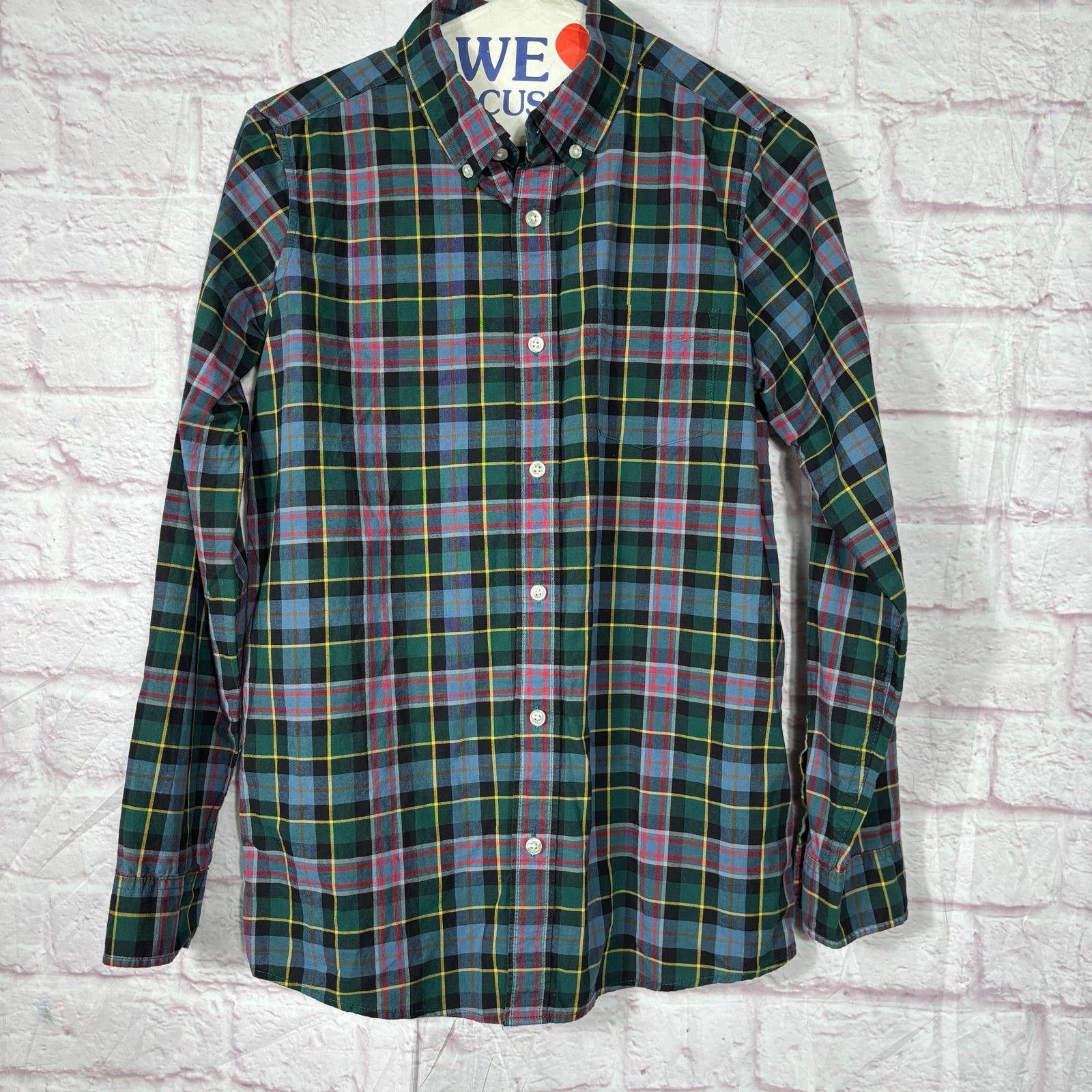 Lands' End Lands' End Flagship Plaid Boys Large (14/16) Shirt Size US XL / EU 56 / 4 - 1 Thumbnail