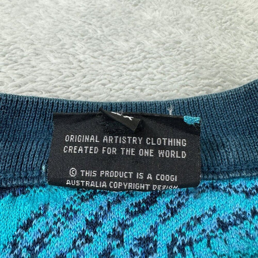 Coogi Coogi Australia Blue River Sweater Men's Size 2XL Size US XXL / EU 58 / 5 - 4 Thumbnail