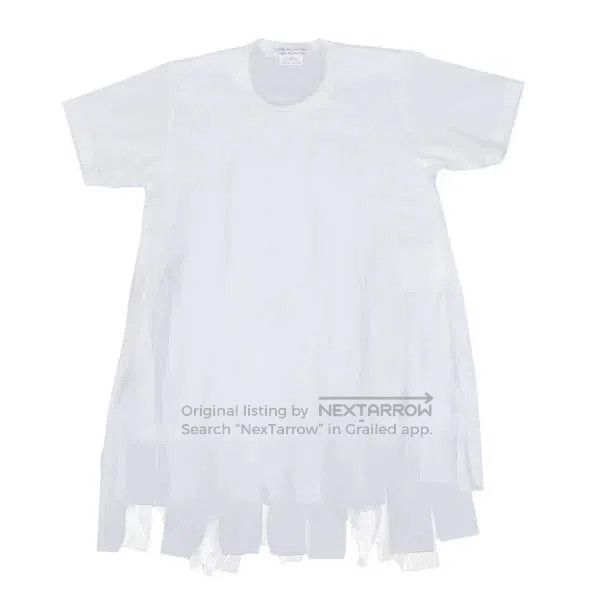 Comme des Garcons Comme Des Garcons White vintage segmented top Size S / US 4 / IT 40 - 2 Thumbnail