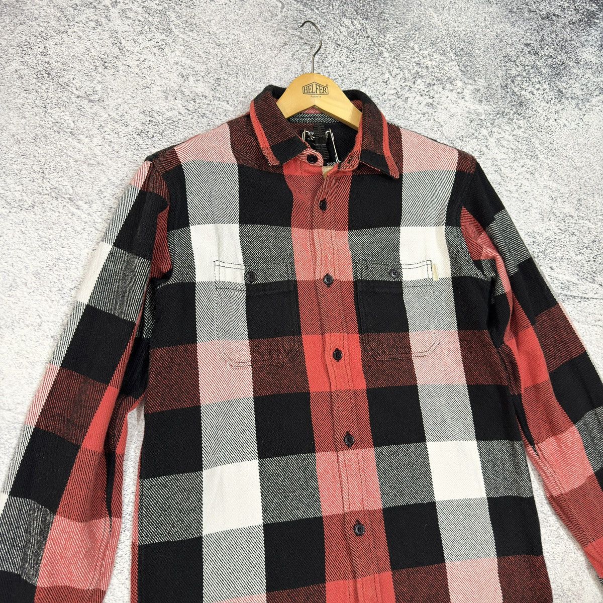 Stussy × Vintage Stussy Vintage Mens Flannel Overshirt L size Size US L / EU 52-54 / 3 - 3 Thumbnail