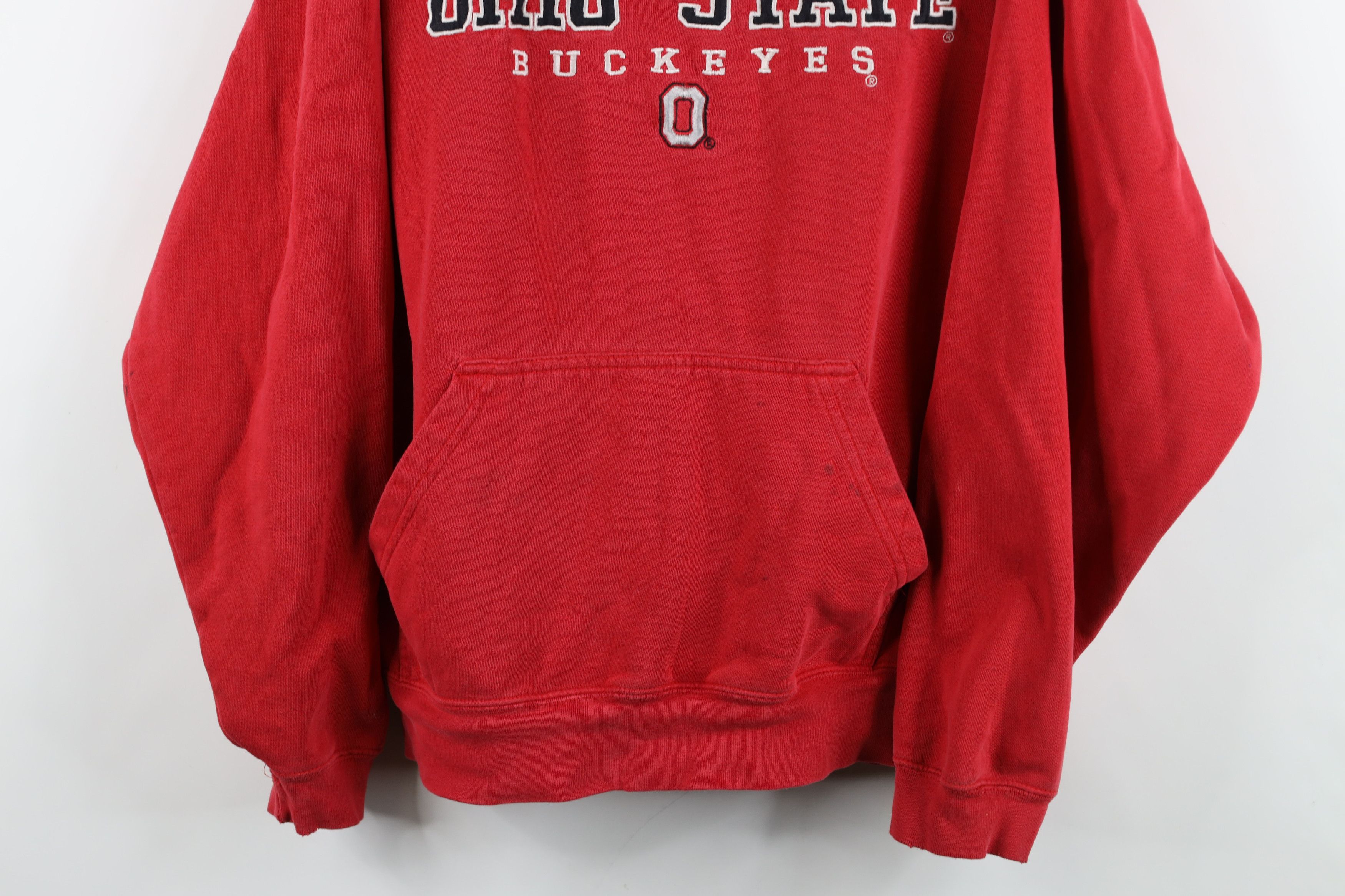 Vintage Vintage 90s Spell Ohio State University Hoodie Sweatshirt Size US L / EU 52-54 / 3 - 3 Thumbnail