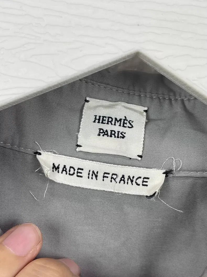 Hermes Hermes Shirt Dress Coat Size XXS / US 00 / IT 34 - 7 Thumbnail
