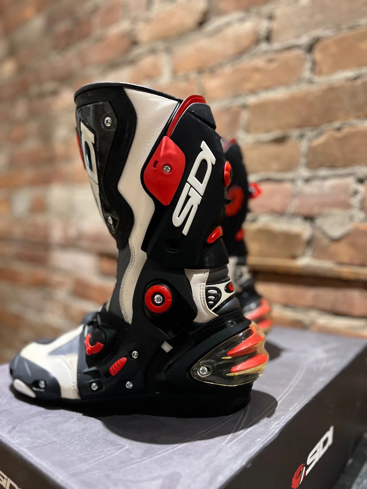 Sidi Sidi Vertigo Corsa Racing Boot – White/Anthracite Size US 9 / EU 42 - 6 Thumbnail