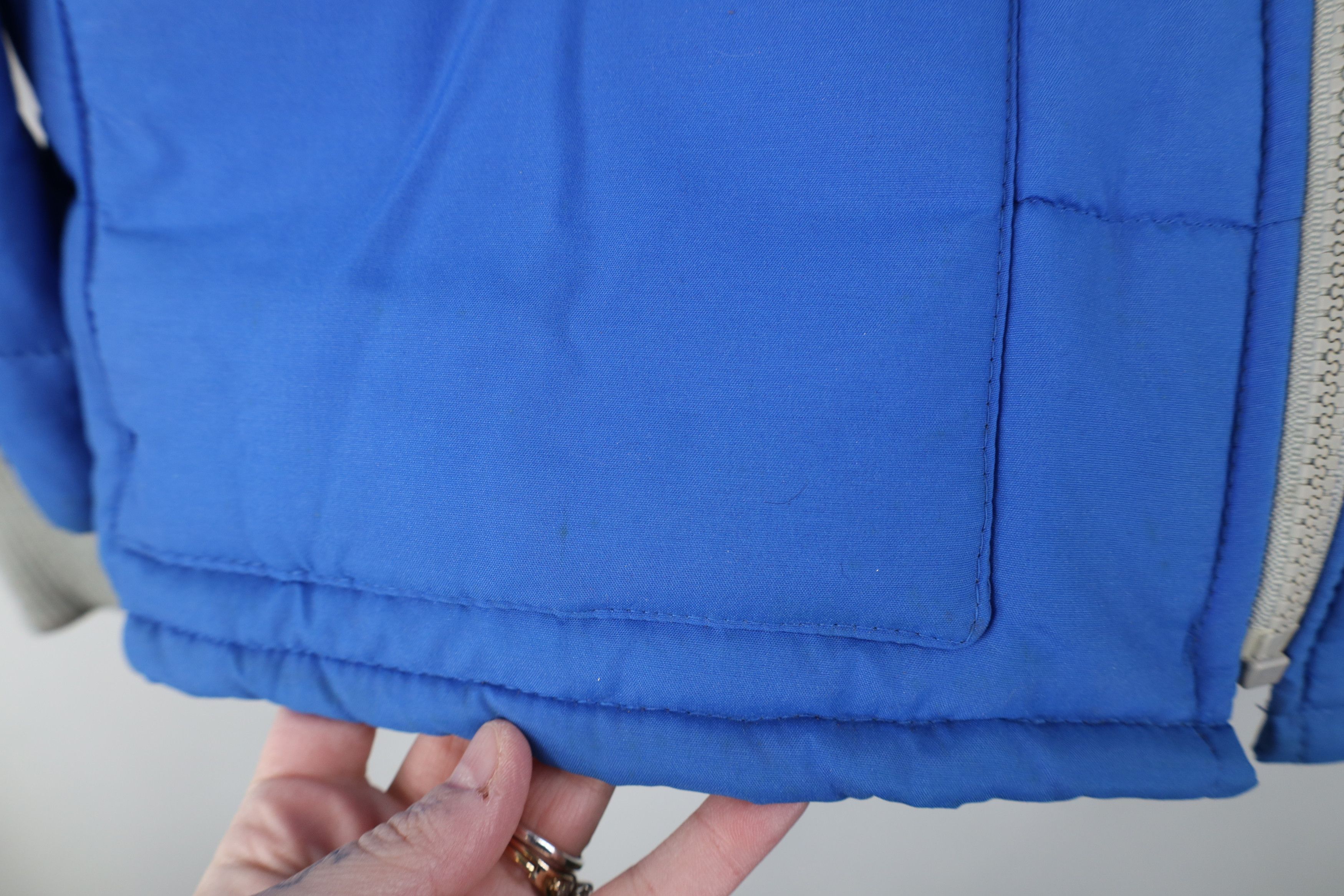 Vintage Vintage 70s Streetwear Full Zip Puffer Jacket Royal Blue Size US XXL / EU 58 / 5 - 4 Thumbnail