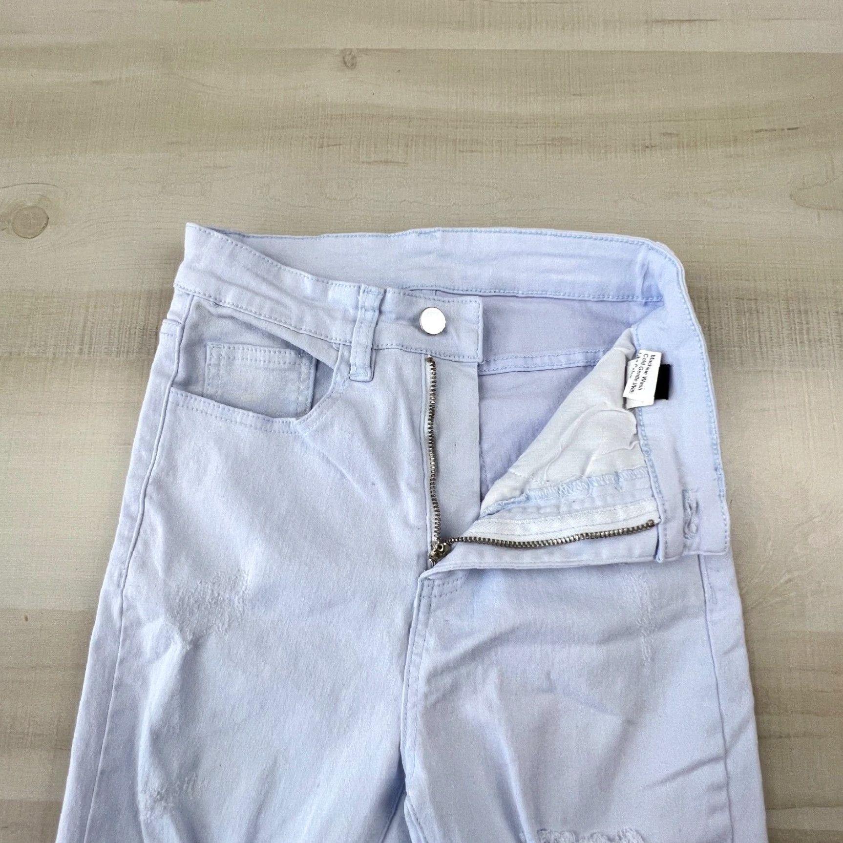 Shein SheIn Womens High Waist Skinny Jeans XS Blue Stretch Denim Size 26" / US 2 / IT 38 - 3 Thumbnail