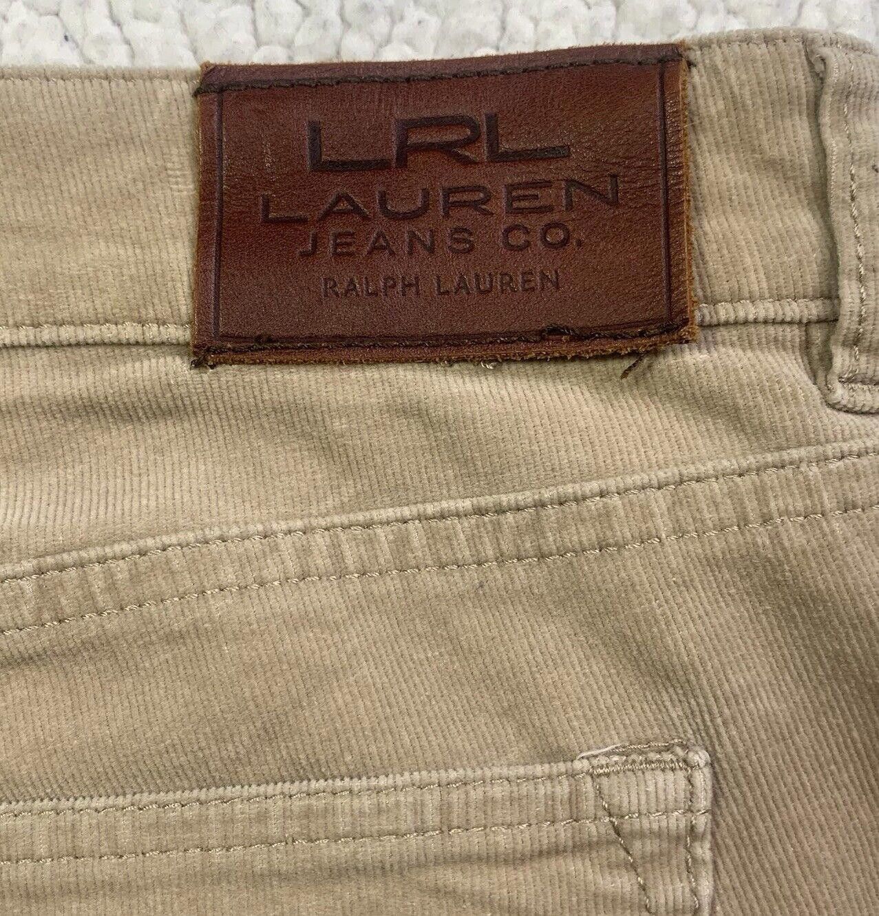 Lauren Ralph Lauren LRL Ralph Lauren Jeans Corduroy Pants Women's Size 10 Tan Size 32" / US 10 / IT 46 - 4 Thumbnail