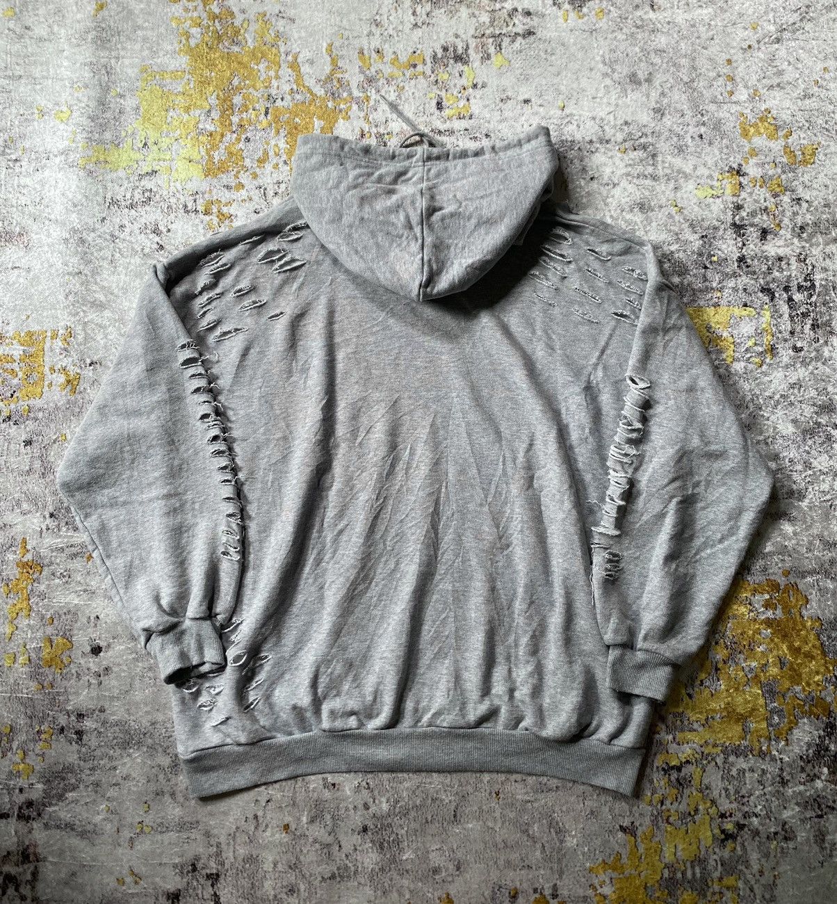 If Six Was Nine × Japanese Brand × Le Grande Bleu (L.G.B.) Japanes Browny Distressed hoodie oversize Size US XL / EU 56 / 4 - 2 Thumbnail