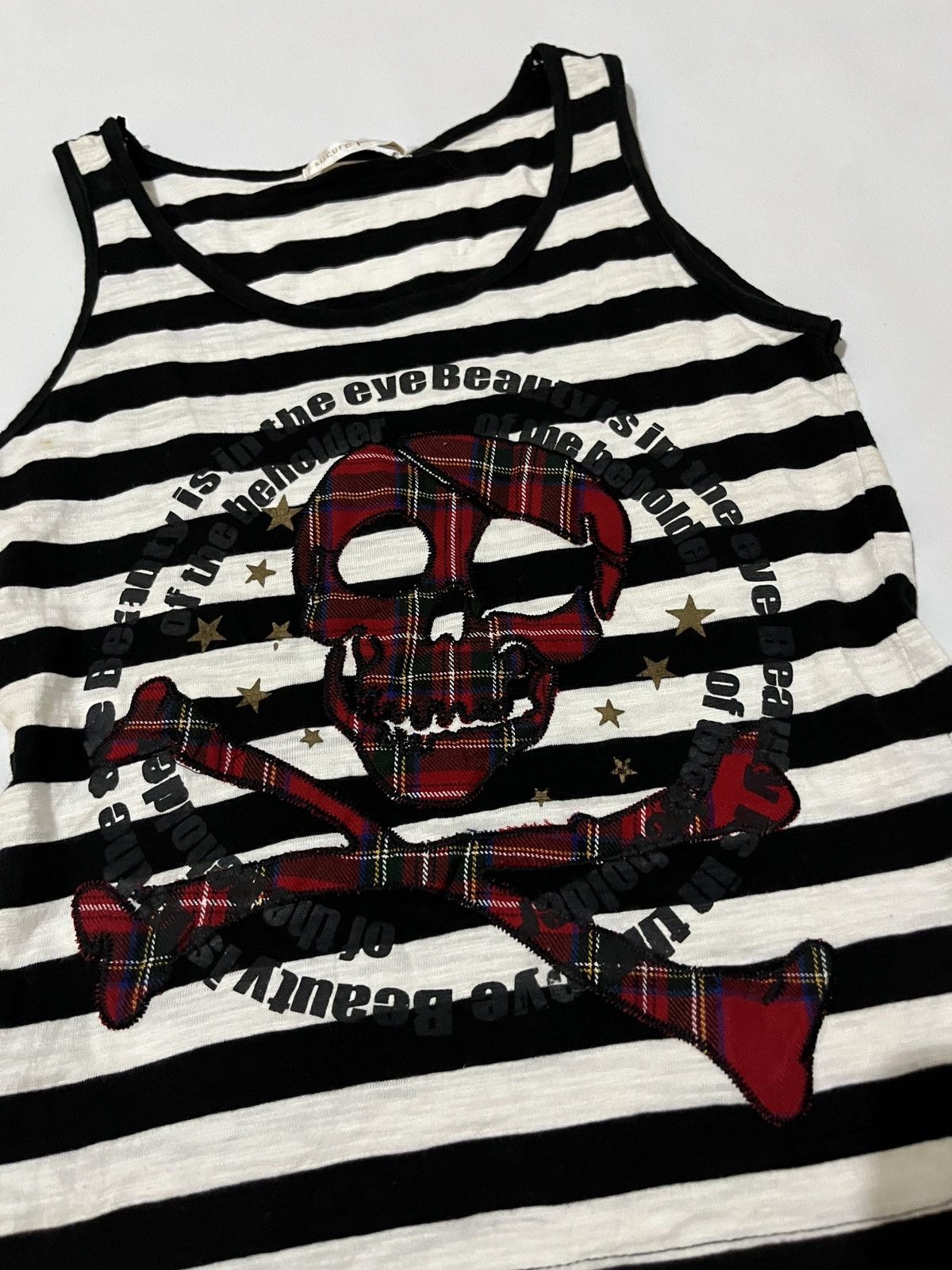 20471120 Sucure pomme Poem skull tank top vkei Size M / US 6-8 / IT 42-44 - 3 Thumbnail