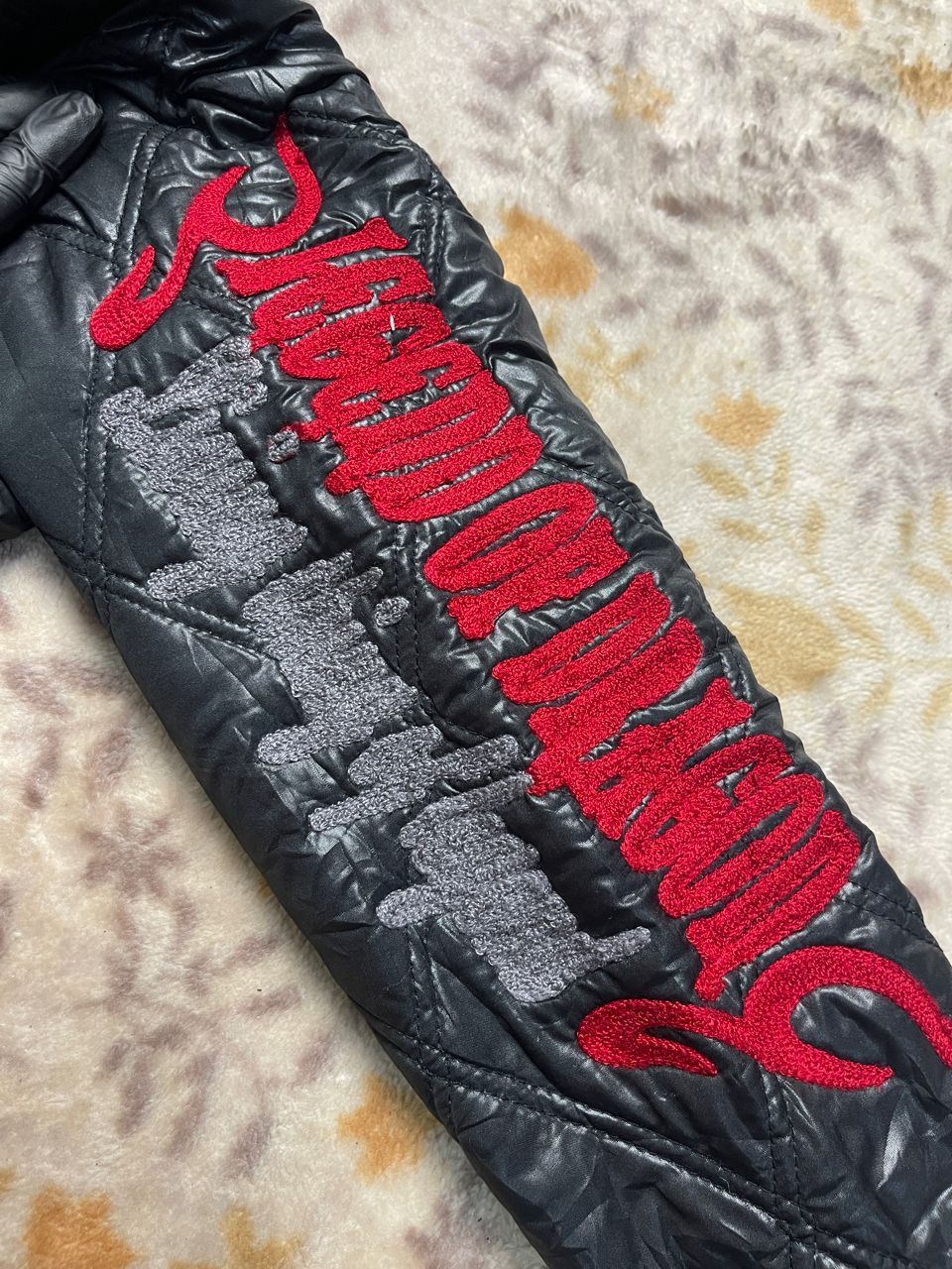 Japanese Brand Hanatabi Gakudan Embroided Sukajan Puffer Jacket Size US M / EU 48-50 / 2 - 4 Thumbnail