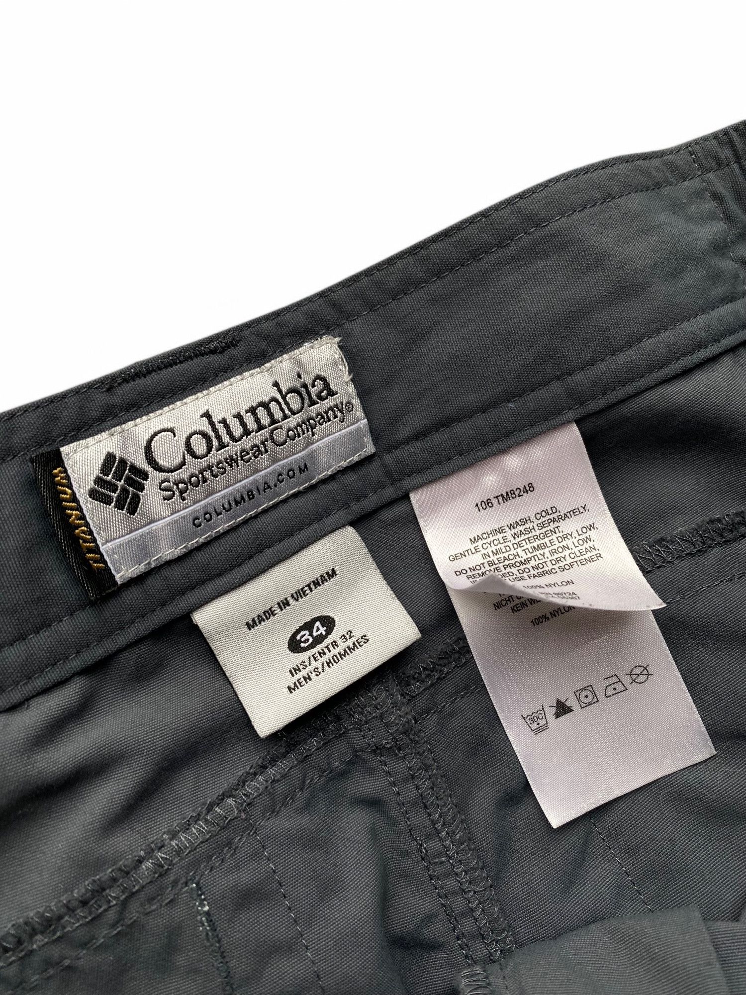 Columbia × Vintage Vintage Columbia Titanium Caergo Pants Transformer Shorts Size US 34 / EU 50 - 8 Thumbnail