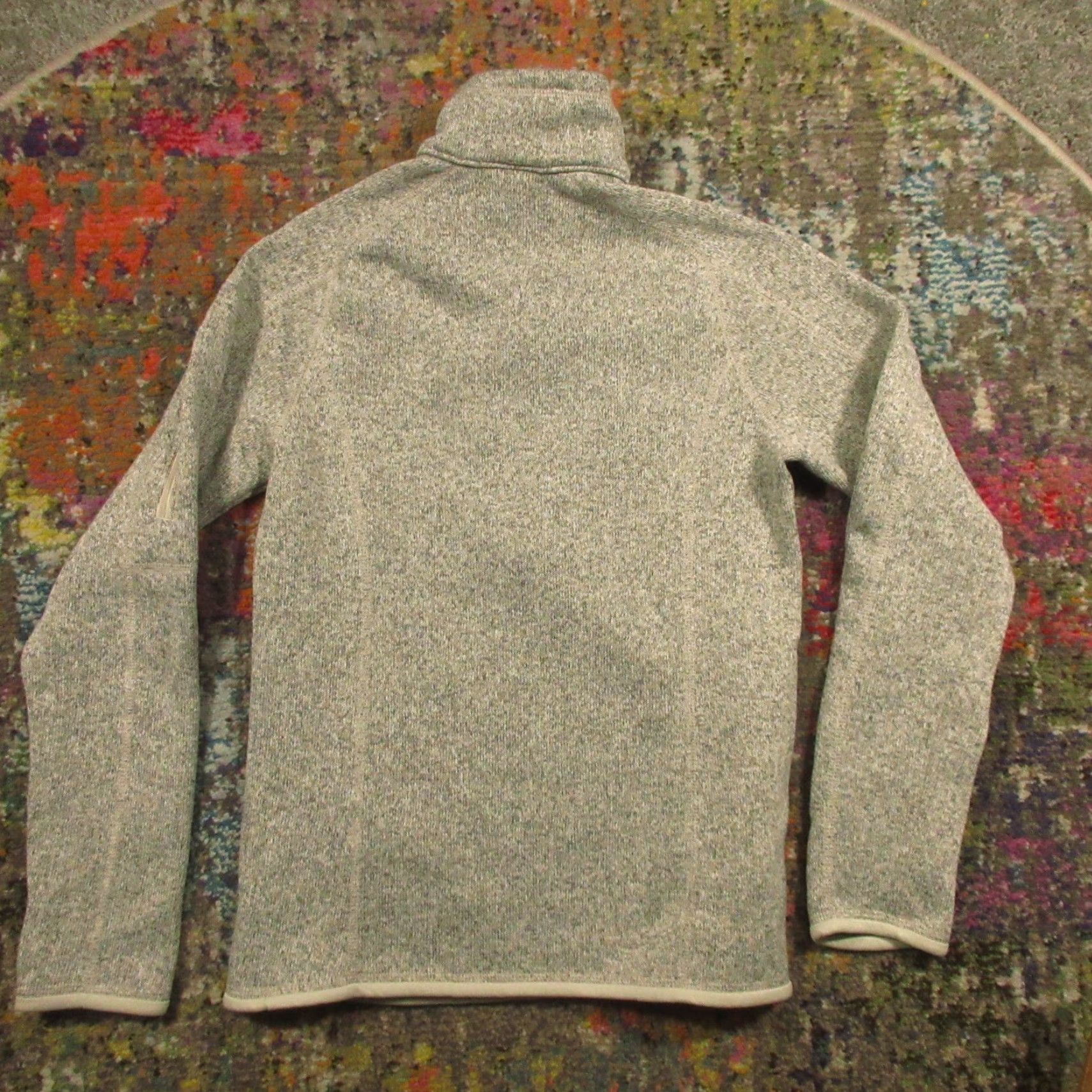 Patagonia Patagonia Sweater Womens S 1/4 Zip Fleece Pullover Beige Oatmeal Raglan Mock Neck Casual Size S / US 4 / IT 40 - 2 Thumbnail