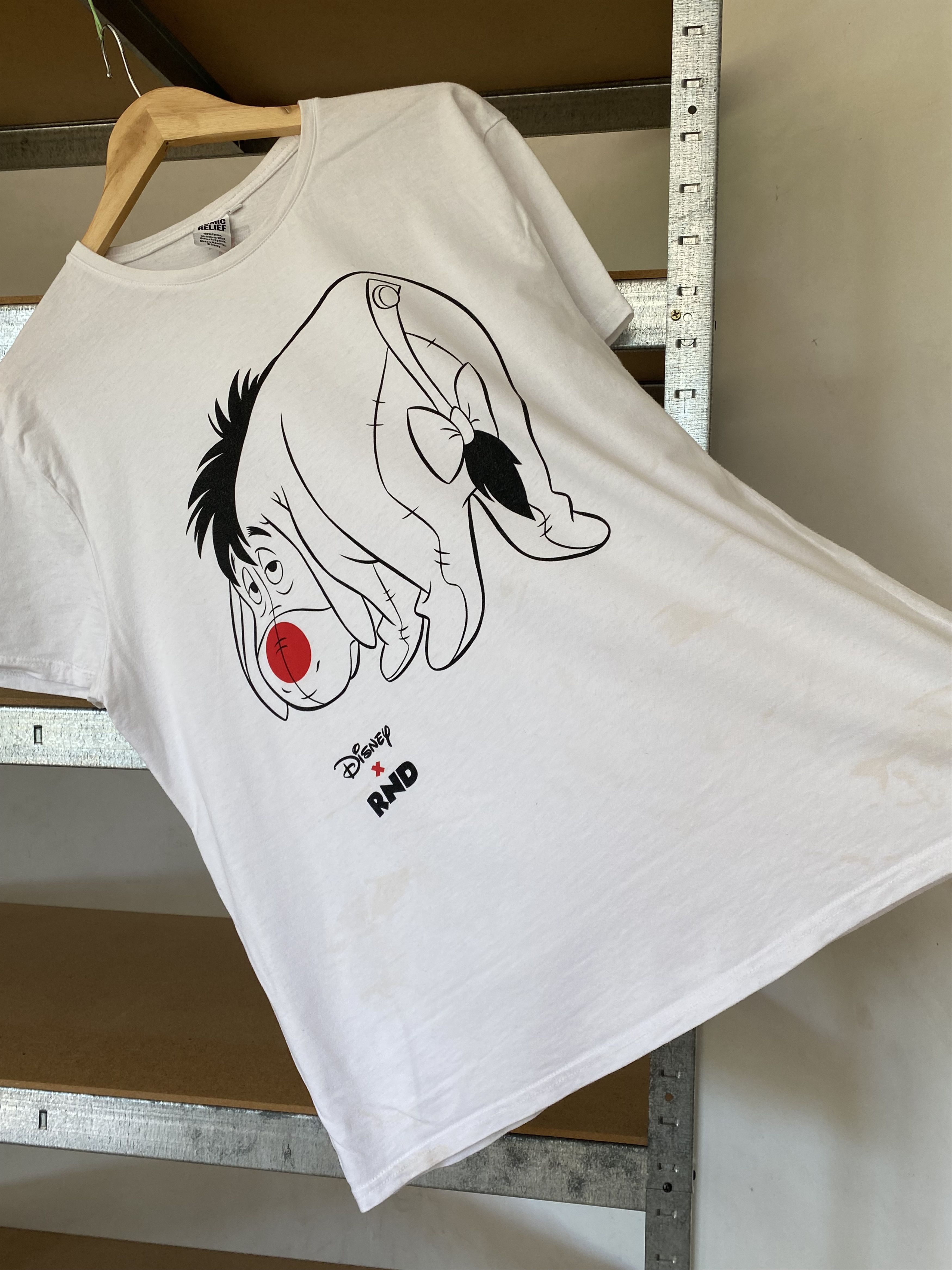 Cartoon Network Comic Relief Winnie The Pooh Vintage Cartoon Tee Size US L / EU 52-54 / 3 - 8 Thumbnail