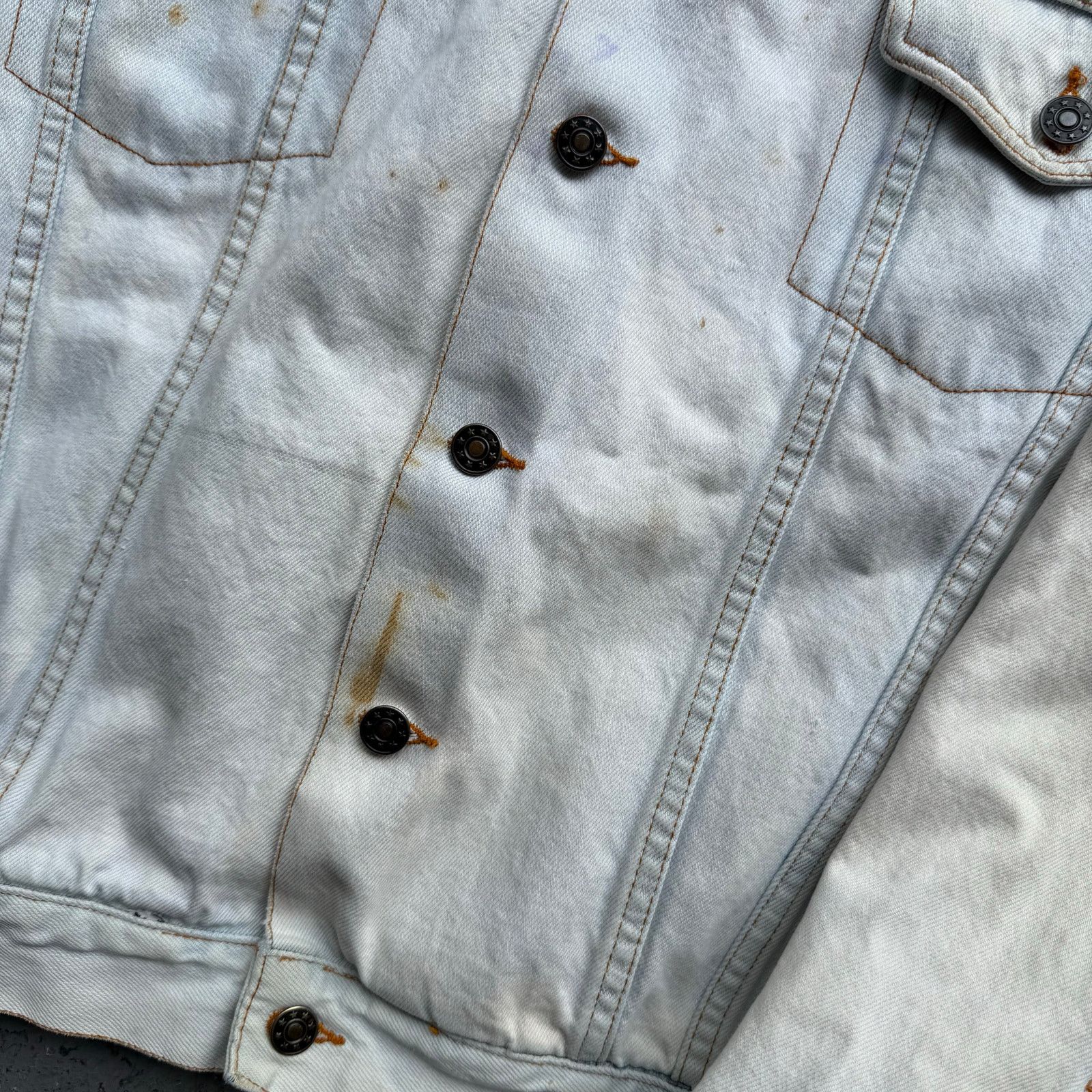 Vintage Vintage 90’s Patchwork Custom Denim Jacket XL Size US XL / EU 56 / 4 - 9 Thumbnail