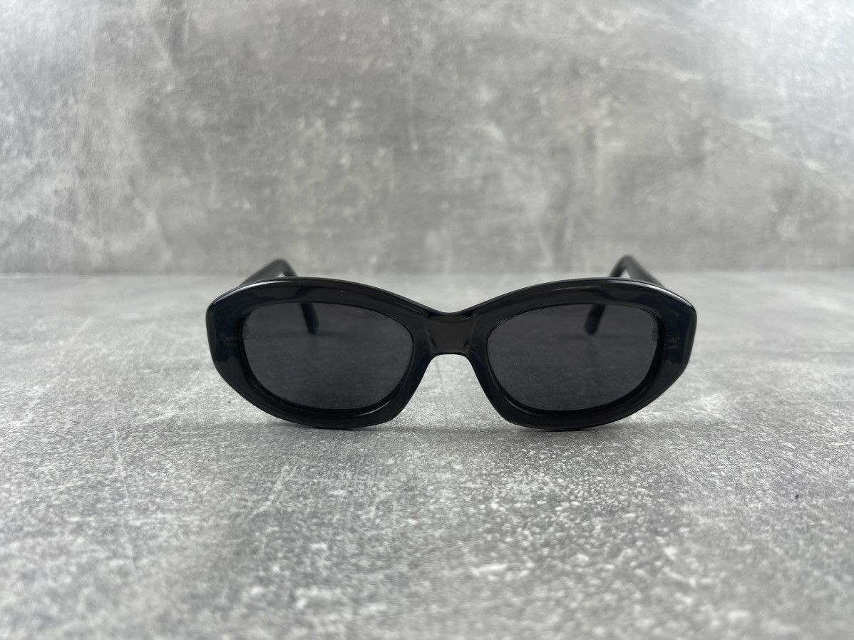 Dolce & Gabbana Dolce & Gabbana DG Black Oval Sunglasses 90s Y2K Unisex Size ONE SIZE - 2 Thumbnail