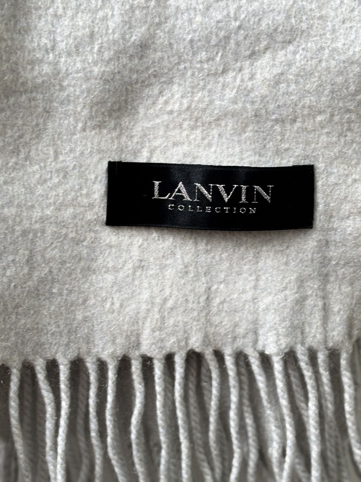 Lanvin Baby Blue Wool Scar