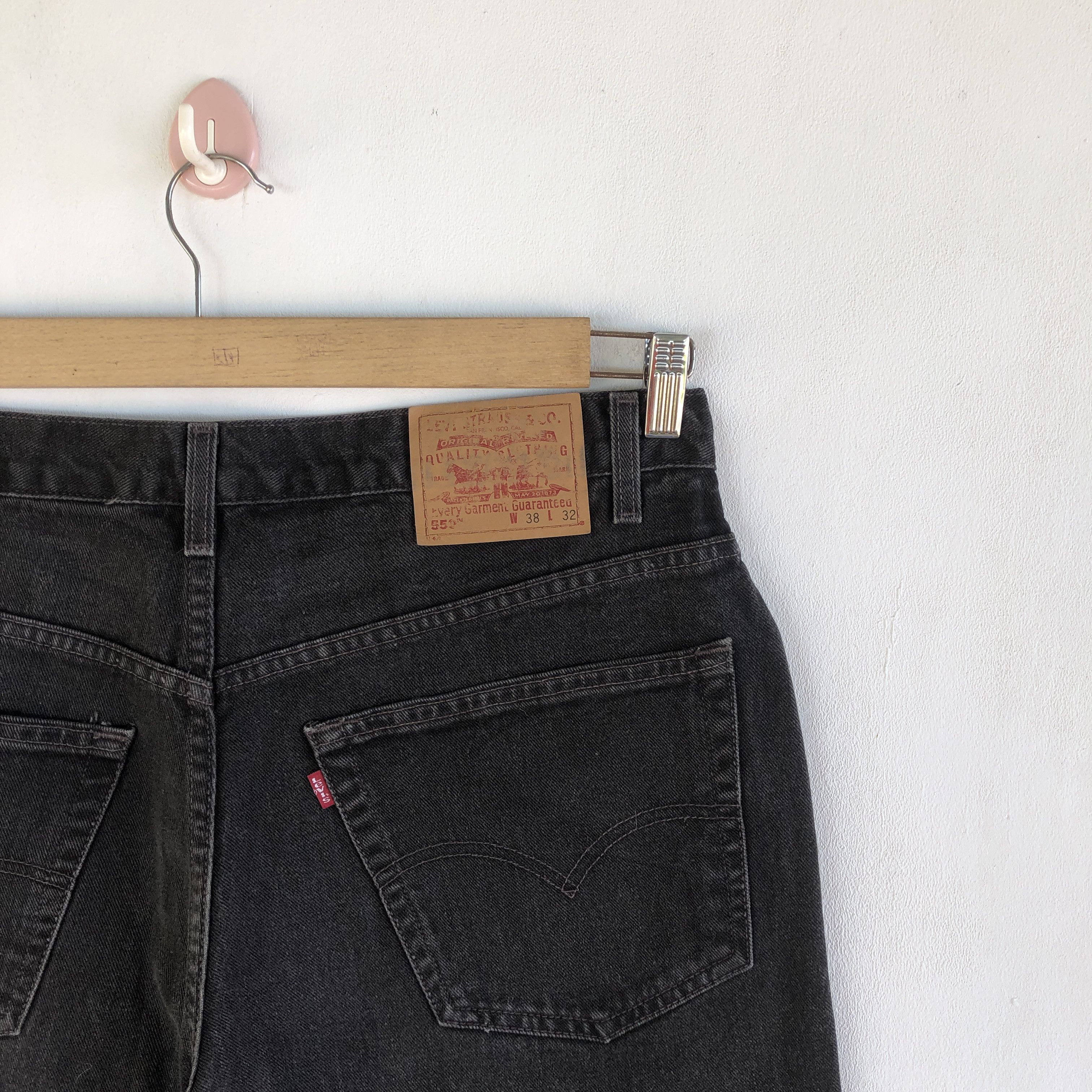 Levi's Vintage Levis Jeans Faded Black Levi's 550 Denim Pants Size US 34 / EU 50 - 5 Thumbnail