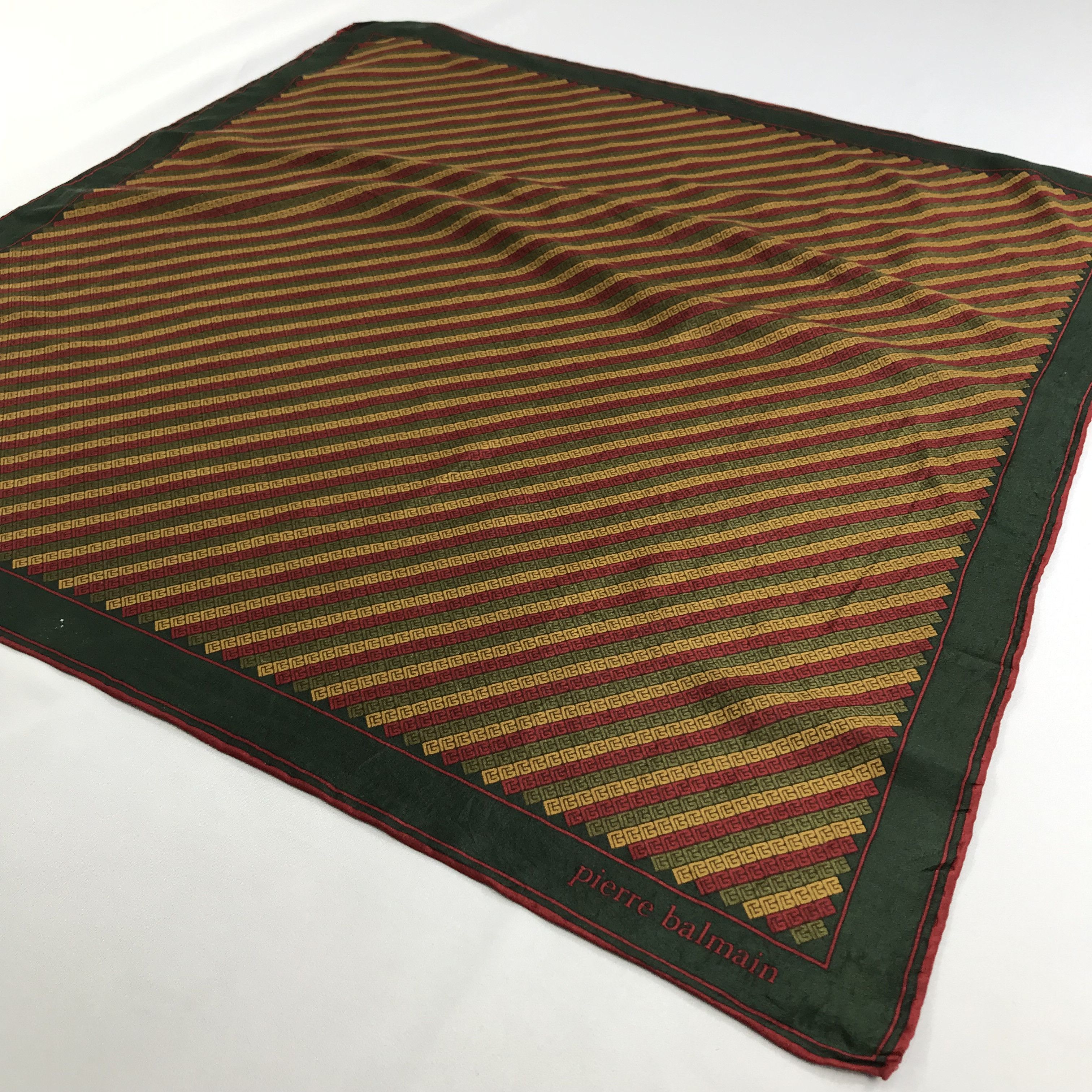 Pierre Balmain × Vintage Pierre Balmain Bandana / Handkerchief / Neckerchief - S2598 Size ONE SIZE - 2 Thumbnail