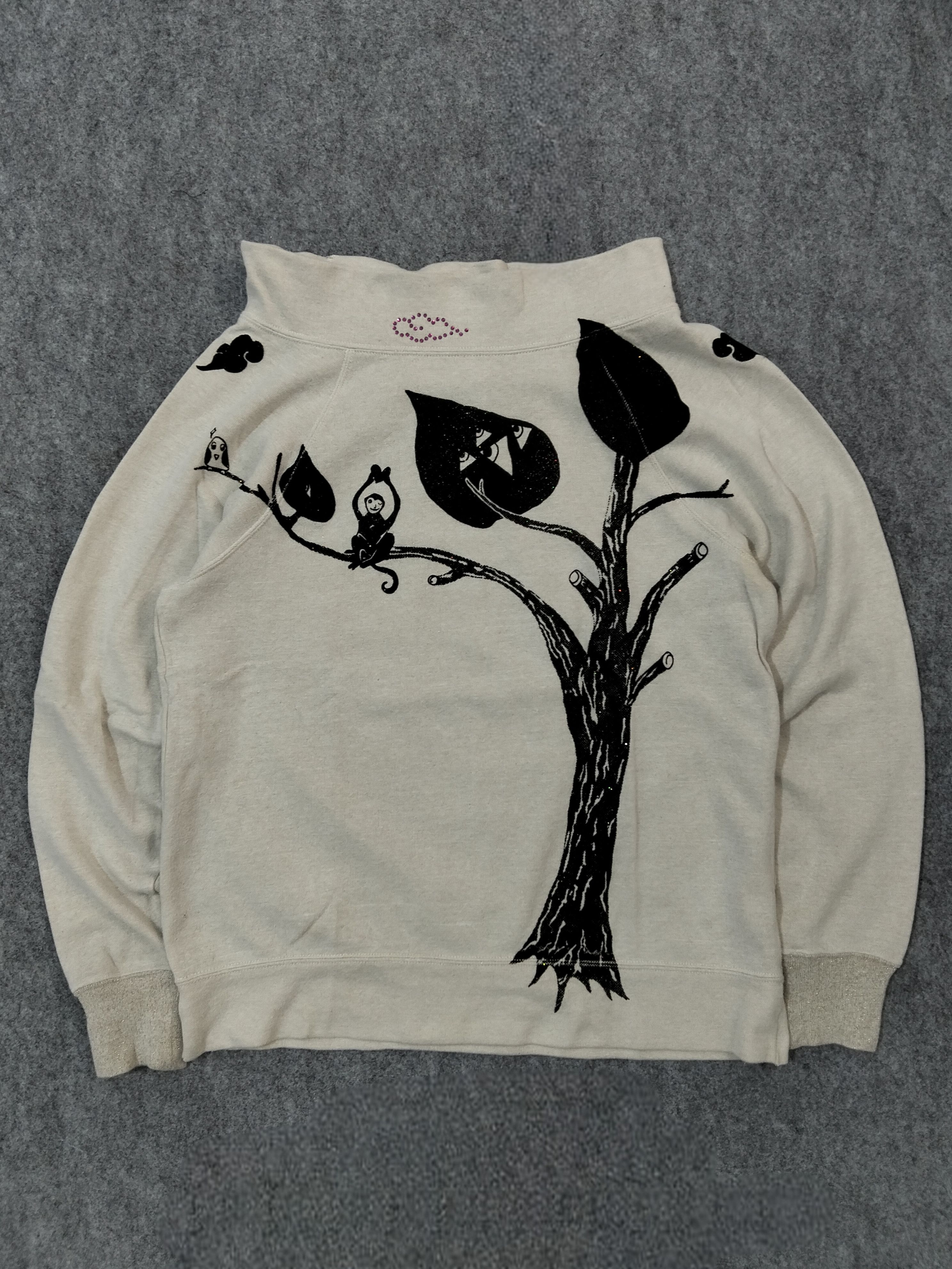 Japanese Brand × Tsumori Chisato 🔥 Tsumori Chisato tree & monkey print Sweatshirt 🔥 Size M / US 6-8 / IT 42-44 - 12 Thumbnail