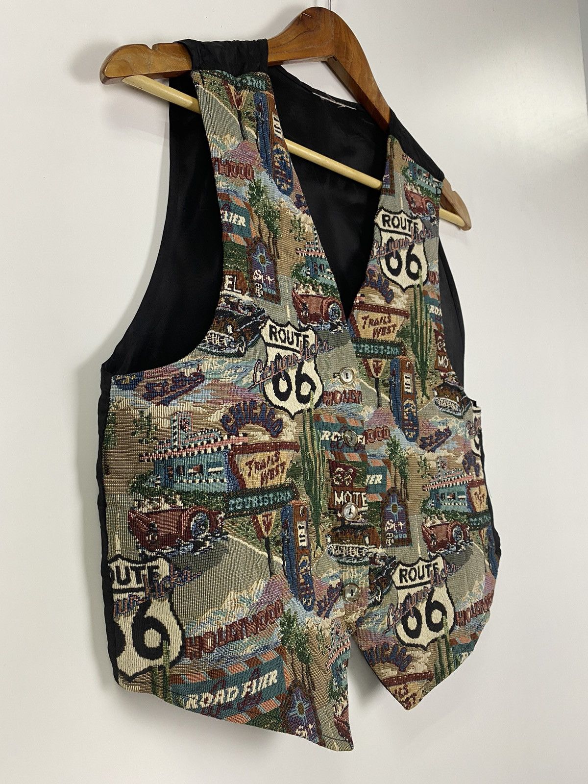 Route 66 × Vintage Vintage Route 66 Vest Size US S / EU 44-46 / 1 - 5 Thumbnail