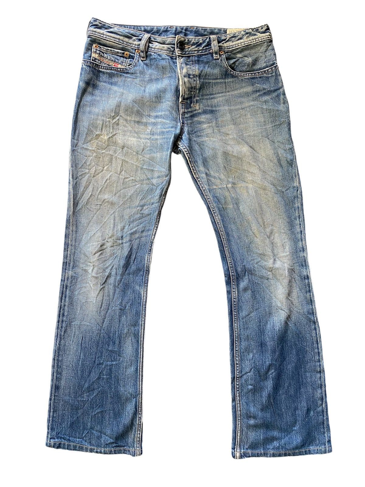 Diesel × Vintage VINTAGE DIESEL Y2K BOOTCUT ZATINY WASH JEANS PANTS Size 30" / US 8 / IT 44 - 1 Thumbnail