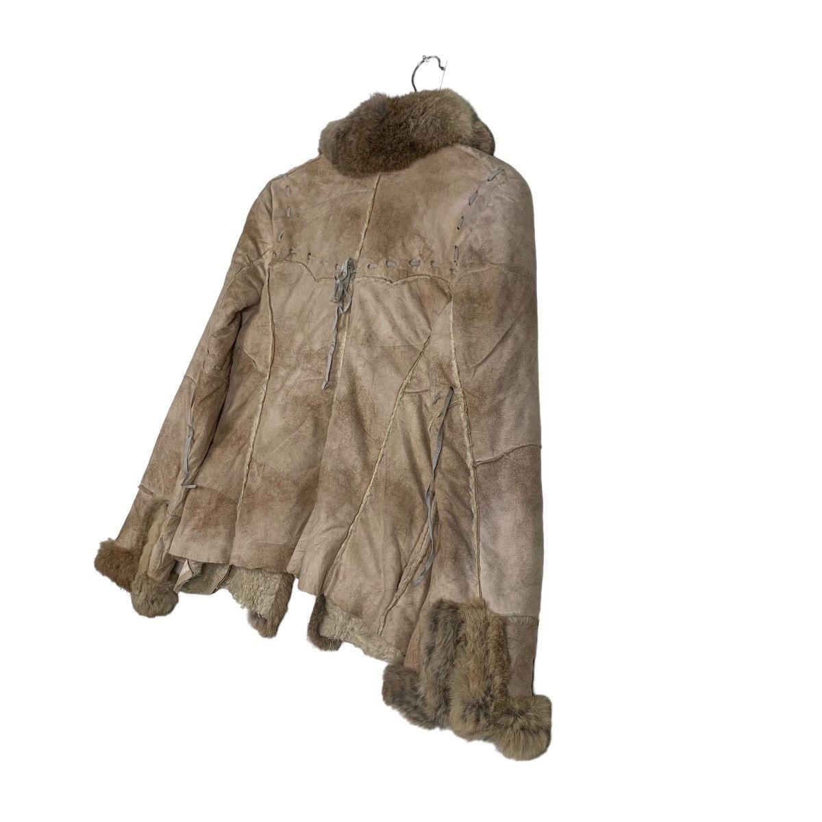 Vintage GRACE CONTINENTAL Rabbit Fur Sherpa Jacket #0218-C10 Size XS / US 0-2 / IT 36-38 - 8 Thumbnail
