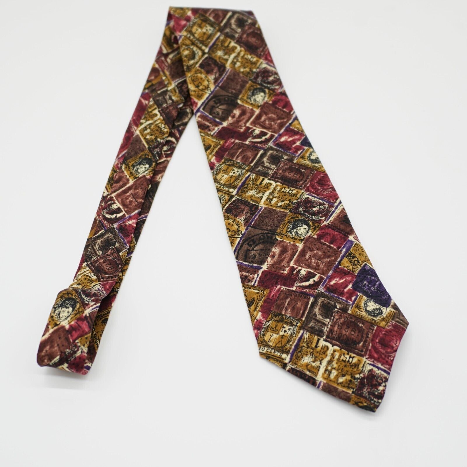 Designer Churchill Collection Abstract Yelow Purple Orange Print Shor Size ONE SIZE - 6 Thumbnail