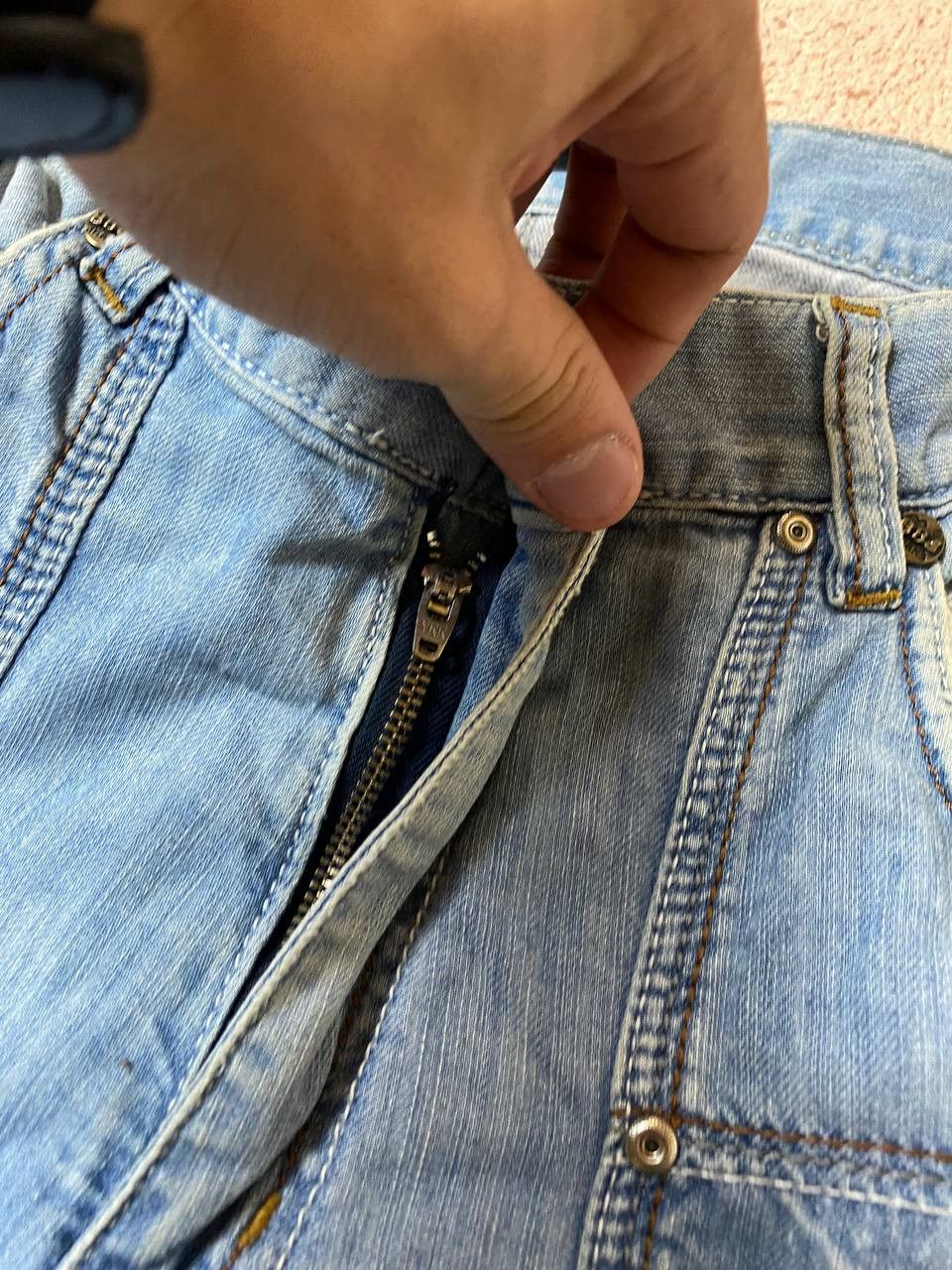 Vintage VINTAGE SELVEDGE DISTRESSED DENIM Size US 34 / EU 50 - 13 Thumbnail