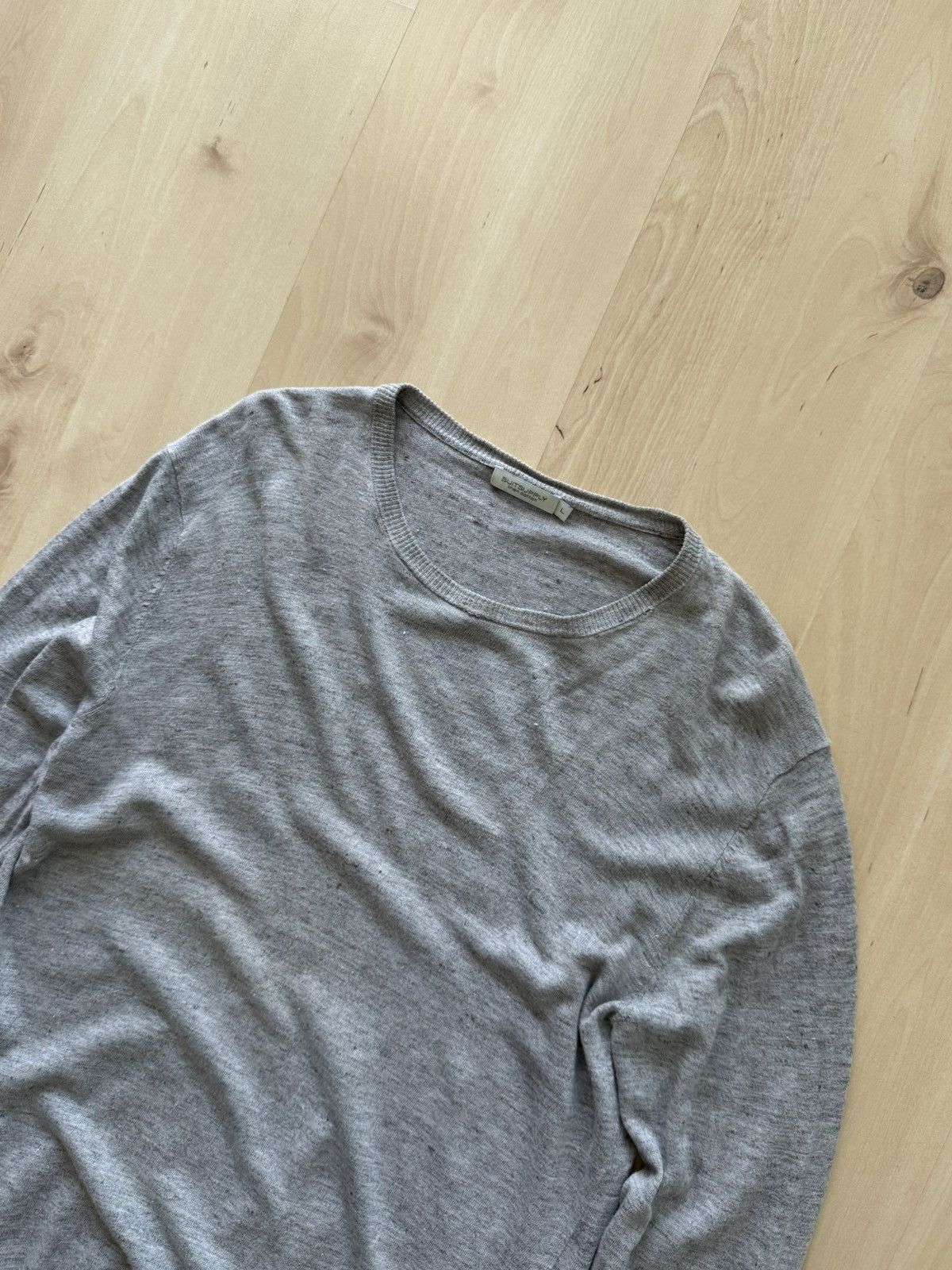 Suitsupply Suitsupply melange crewneck jumper sweater Size US L / EU 52-54 / 3 - 3 Thumbnail