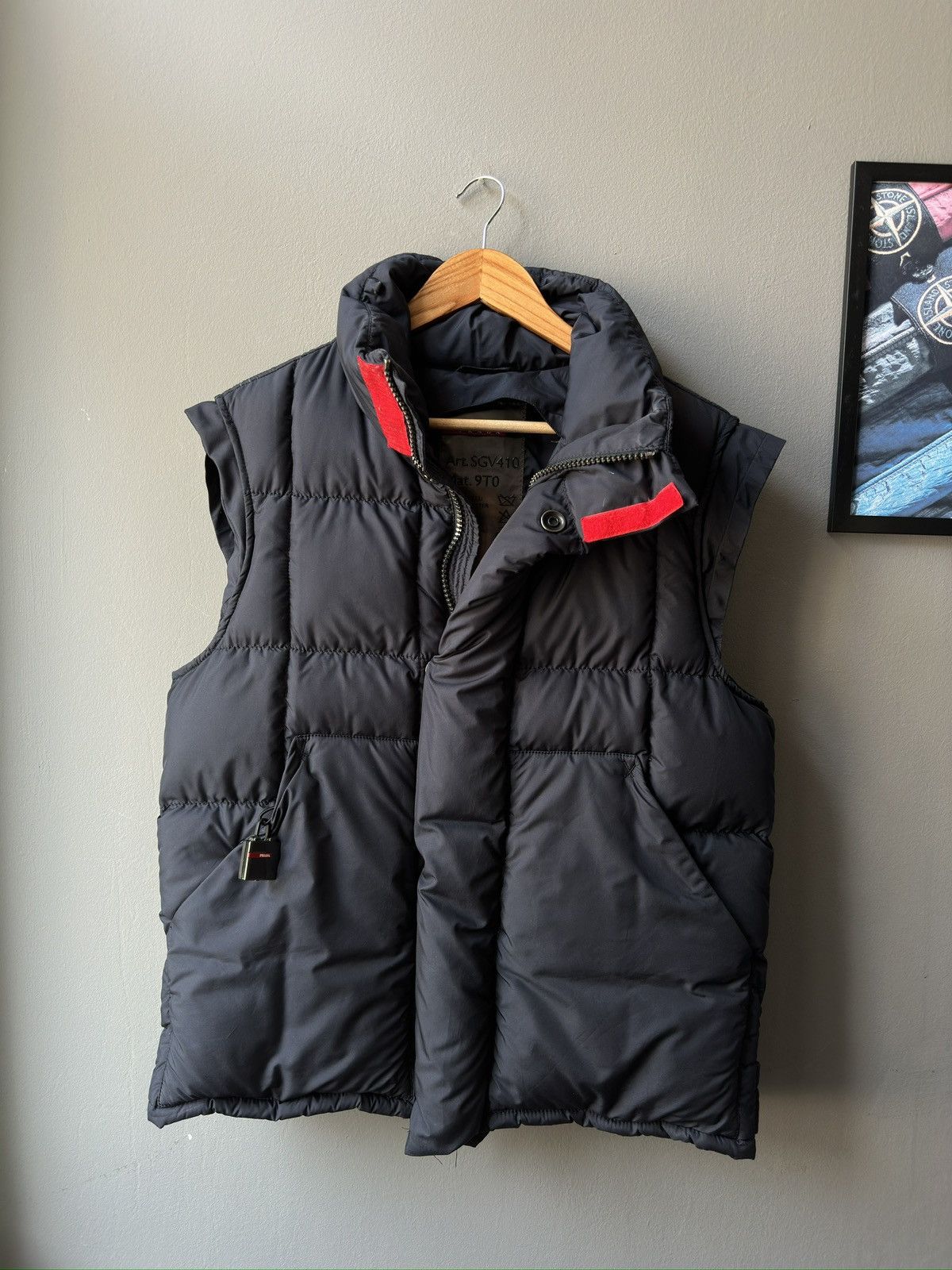 Prada 2002 Prada nylon Sport Vest Square Quilted Size US M / EU 48-50 / 2 - 10 Thumbnail