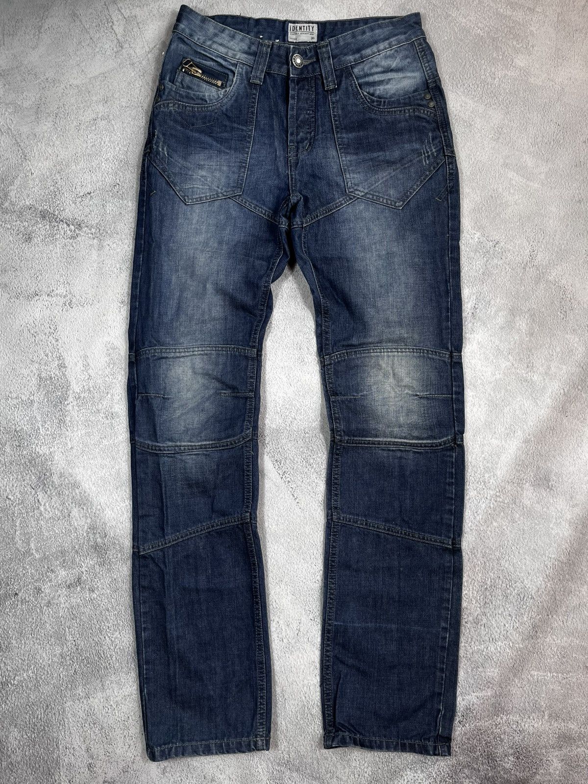 Japanese Brand × Vintage Vintage Y2K Japanese double knee jeans denim style size 30 Size US 30 / EU 46 - 1 Thumbnail