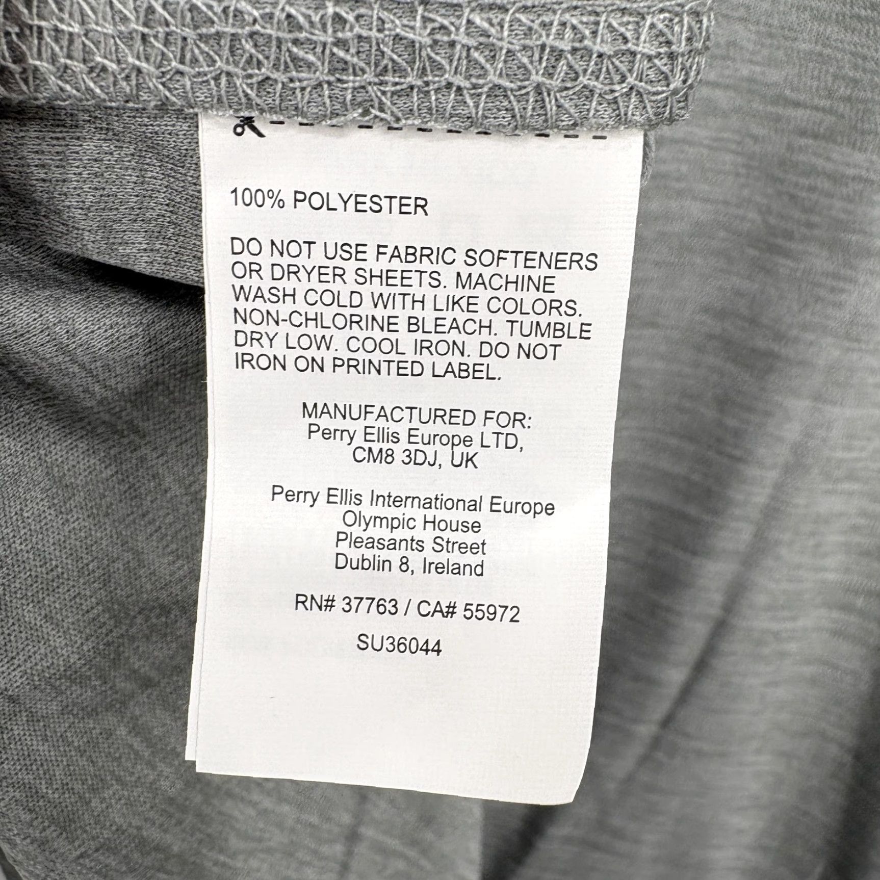 PGA Tour PGA TOUR Shirt Mens Large Gray Short Sleeve Performance Golf UPF 50 Protection Size US L / EU 52-54 / 3 - 6 Thumbnail
