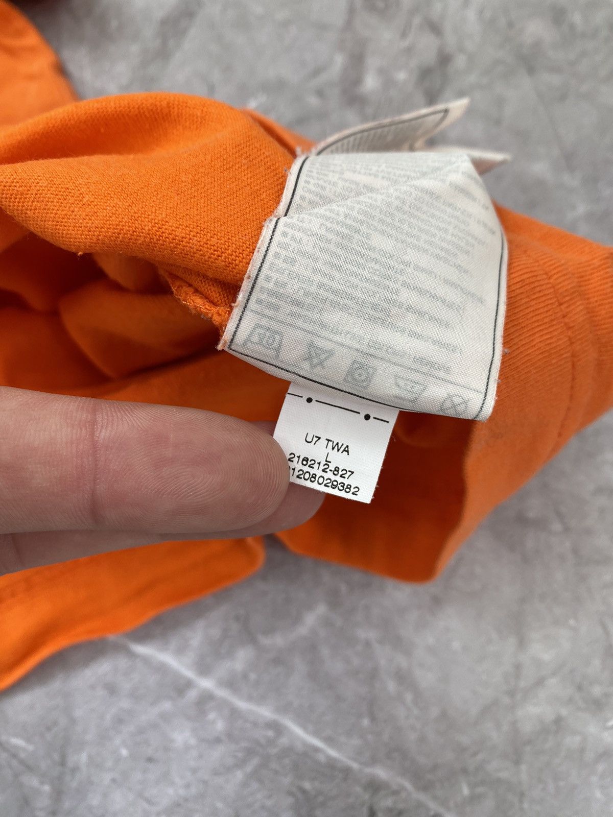 Nike Vintage Y2K Nike Big Logo “ESCAPE THE CITY” Orange Polo Size US L / EU 52-54 / 3 - 15 Thumbnail