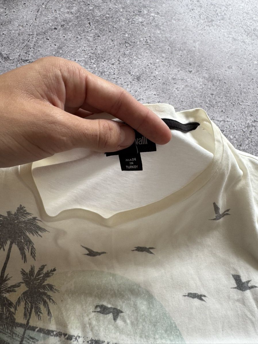 Just Cavalli 🔥JUST CAVALLI BEACH LOGO T-SHIRT SS2010 Size US XXL / EU 58 / 5 - 8 Thumbnail