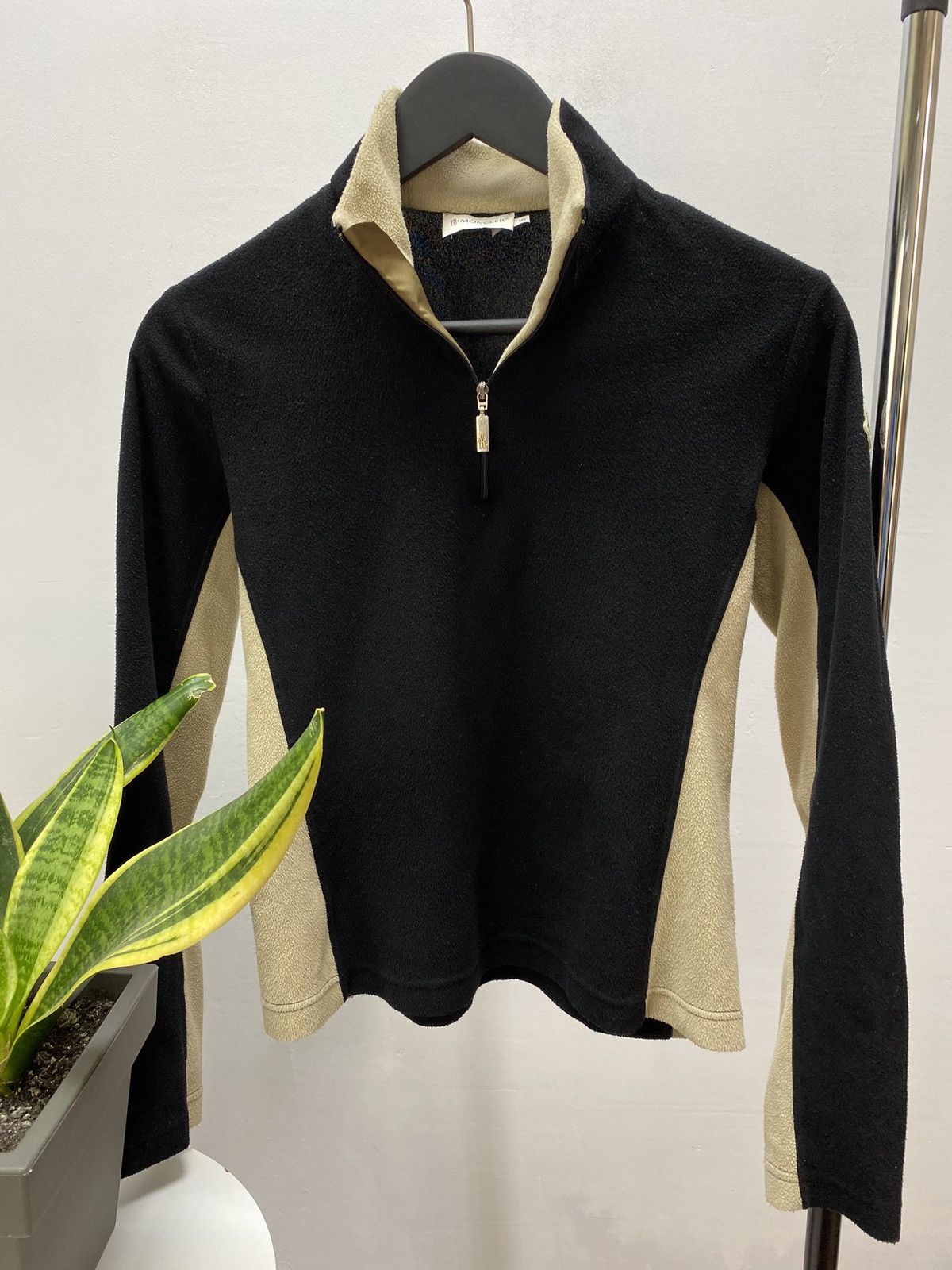 Moncler Moncler Women’s Black Ski Micro Fleece 1/4 Zip Pullover Size S / US 4 / IT 40 - 8 Thumbnail