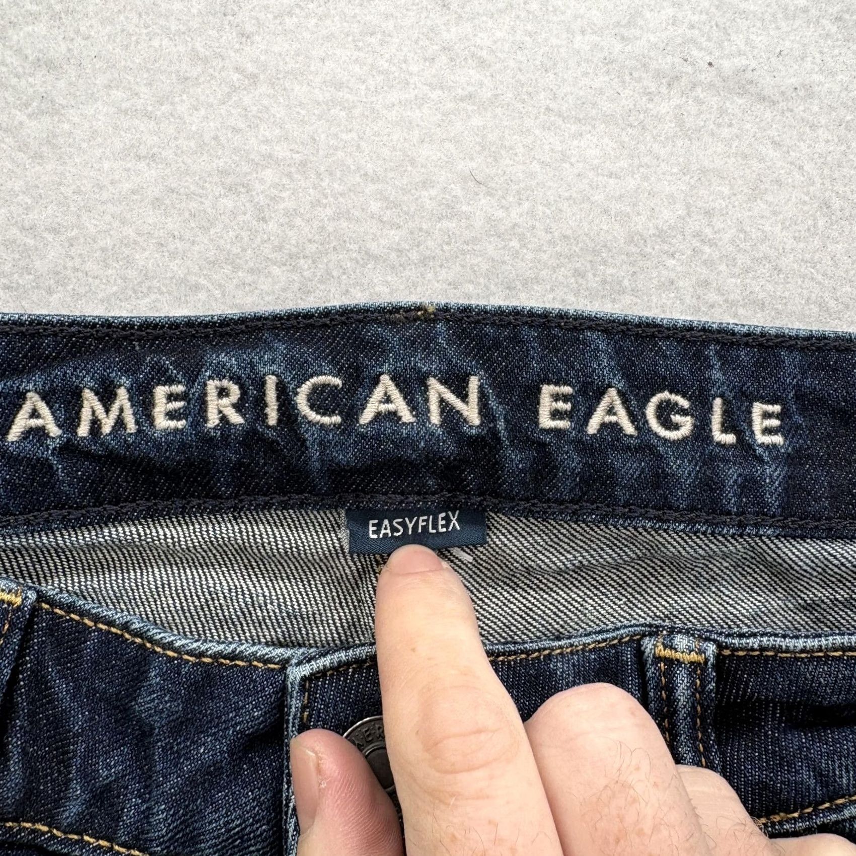 American Eagle Outfitters American Eagle Easyflex Original Bootcut Jeans Mens 30x34 Blue Medium Wash Denim Jeans Mens Reg 30 Blue Medium Wash Denim Size US 30 / EU 46 - 3 Thumbnail